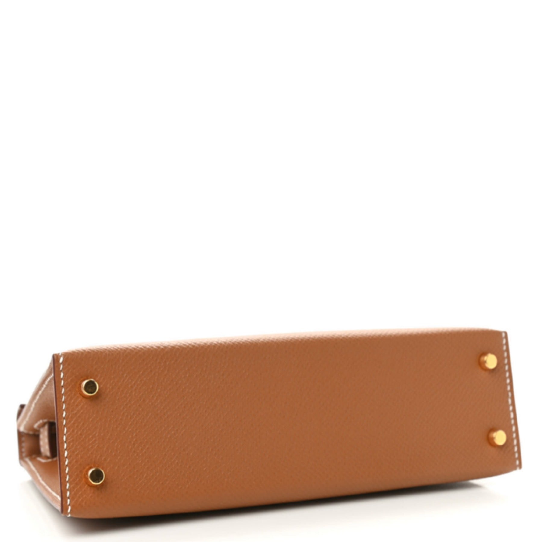 HERMES KELLY MINI 2 SELLIER 20 GOLD EPSOM GOLD HARDWARE
