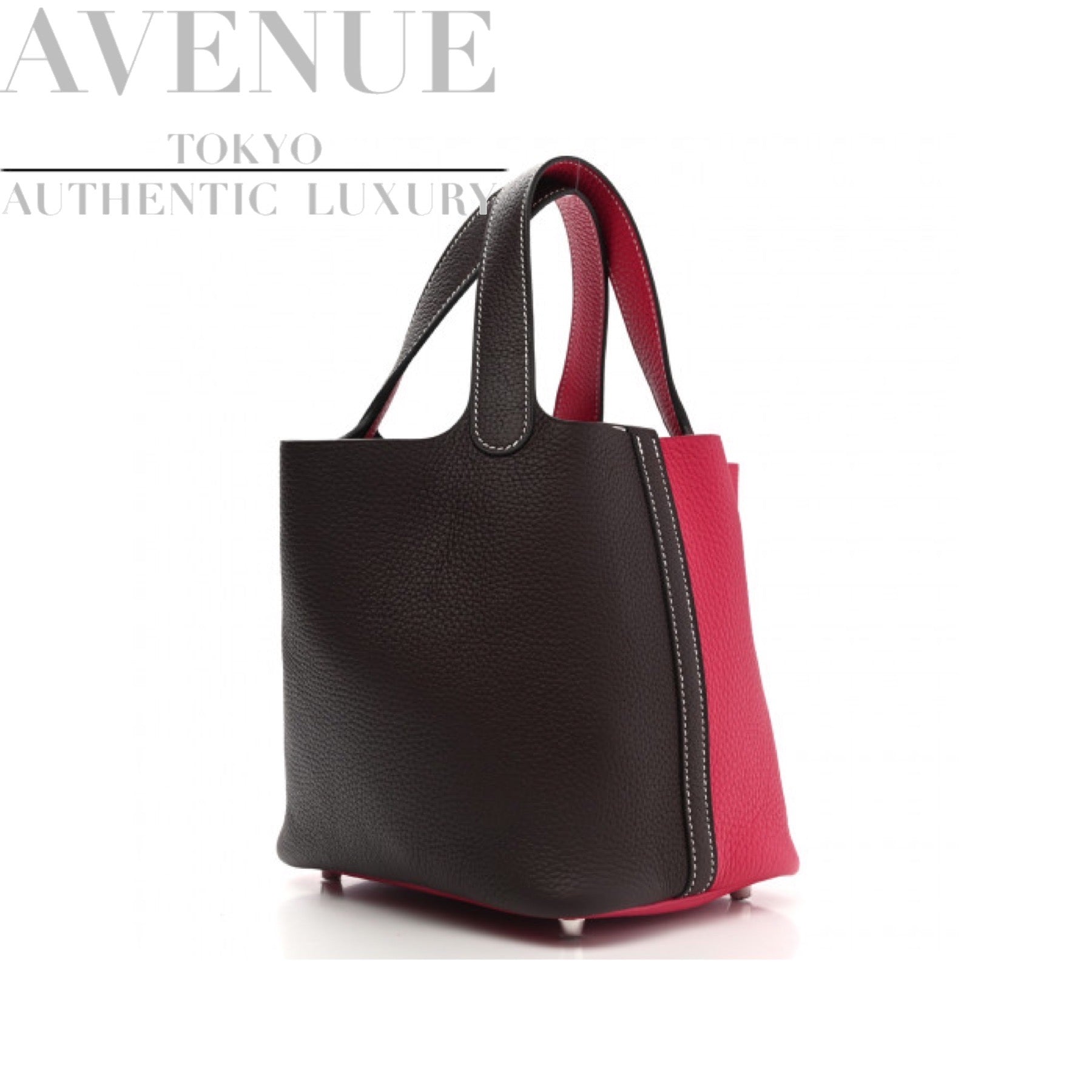 HERMES PICOTIN LOCK 18 CASAQUE ROUGE SELLIER FRAMBOISE TAURILLON CLEMENCE SILVER HARDWARE