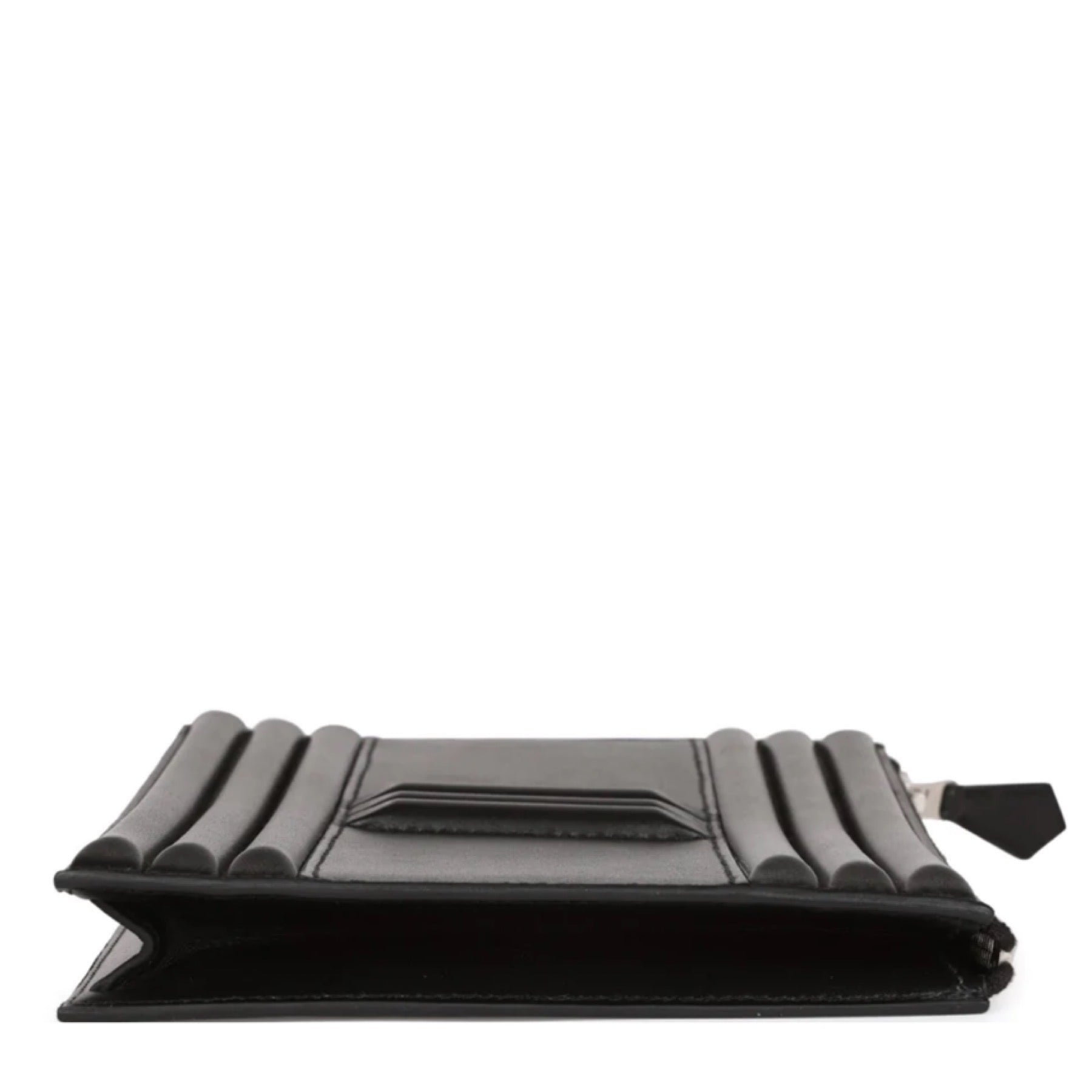 HERMES CADENA BAG BLACK TADELAKT SILVER HARDWARE