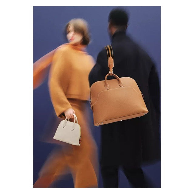 HERMES BOLIDE A DOS BACKPACK ALEZAN TOGO SILVER HARDWARE