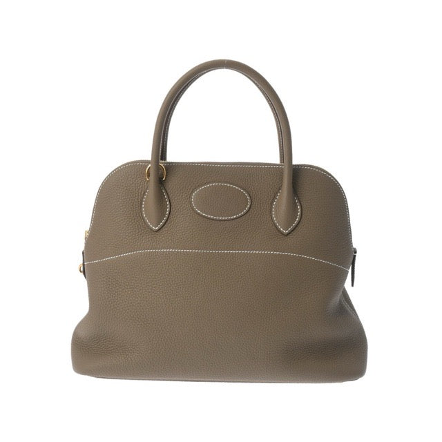 HERMES BOLIDE 31 ETOUPE TAURILLON CLEMENCE GOLD HARDWARE – AVENUE