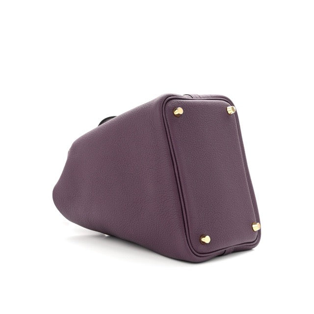 HERMES PICOTIN LOCK PM CASSIS TAURILLON MAURICE GOLD HARDWARE