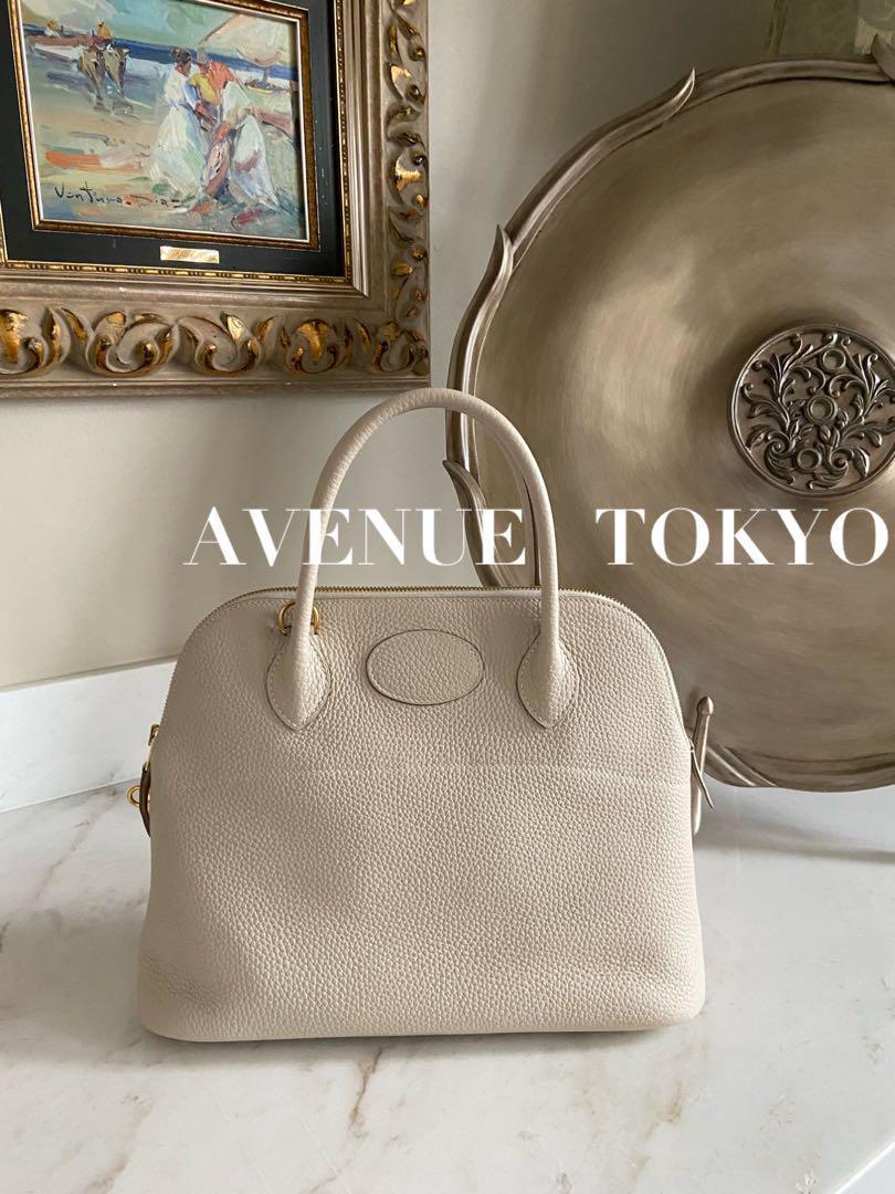 HERMES BOLIDE 31 CRAIE TAURILLON CLEMENCE GOLD HARDWARE
