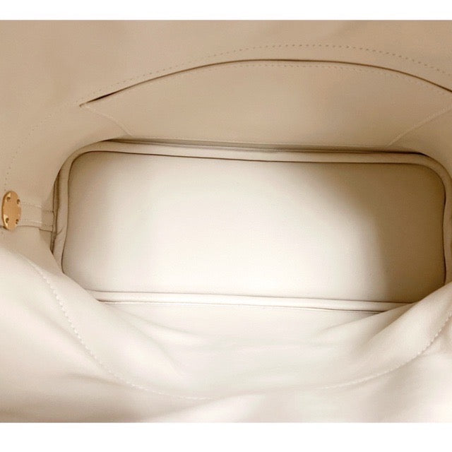 HERMES BOLIDE 31 CRAIE TAURILLON CLEMENCE GOLD HARDWARE