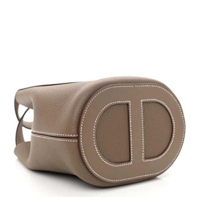 HERMES IN-THE-LOOP 18 ETOUPE TAURILLON CLEMENCE SWIFT GOLD HARDWARE