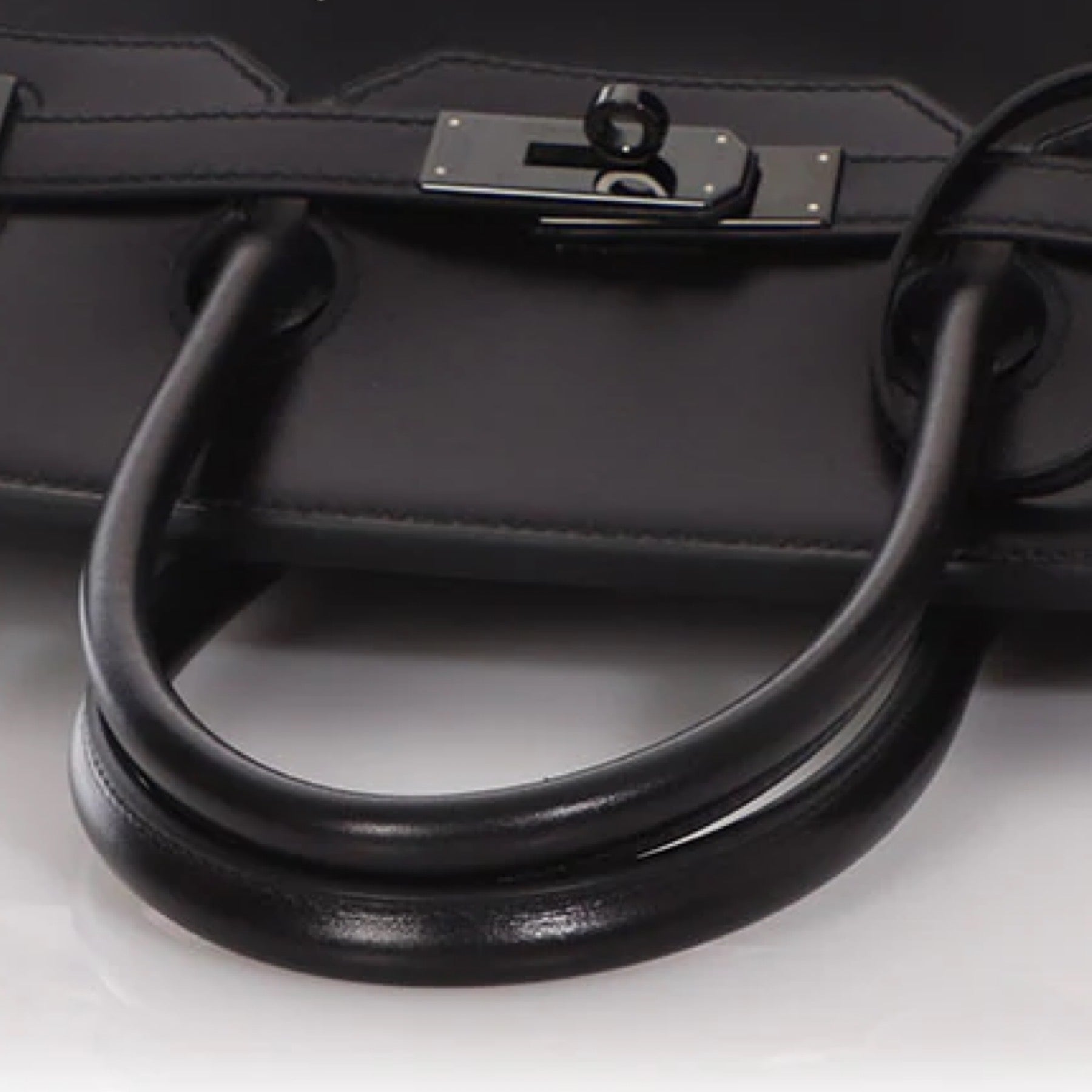 HERMES BIRKIN 35 SO-BLACK BOX CALFSKIN BLACK HARDWARE