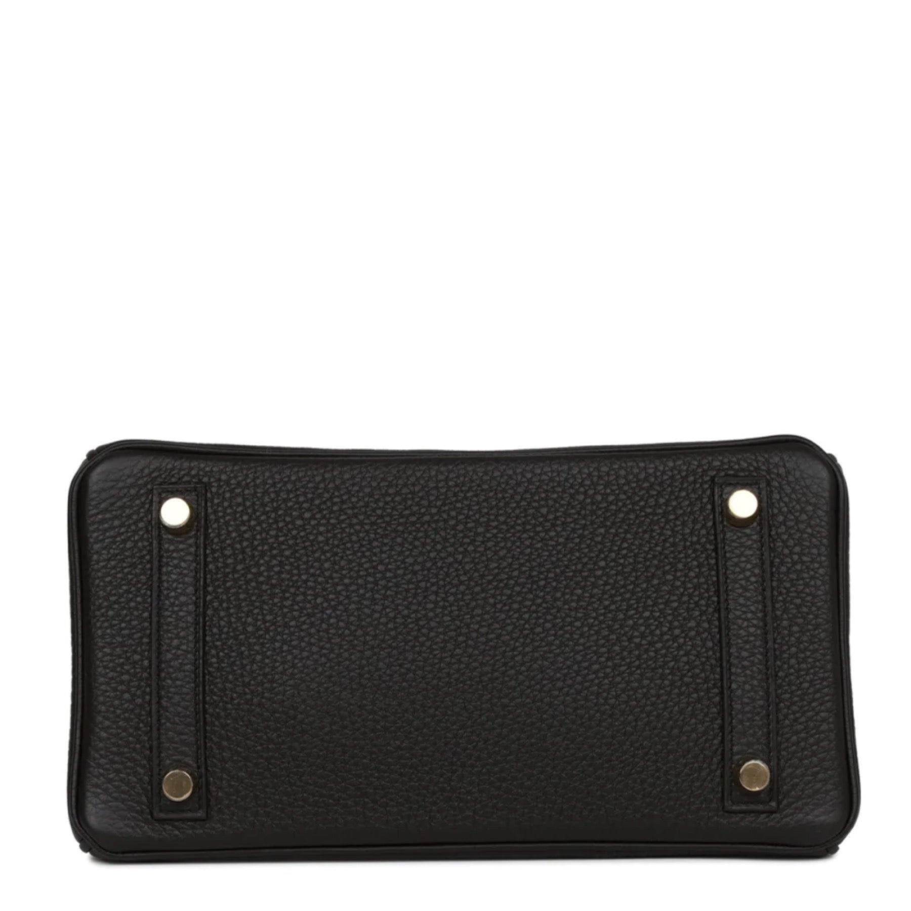 HERMES BIRKIN 25 BLACK TOGO GOLD HARDWARE