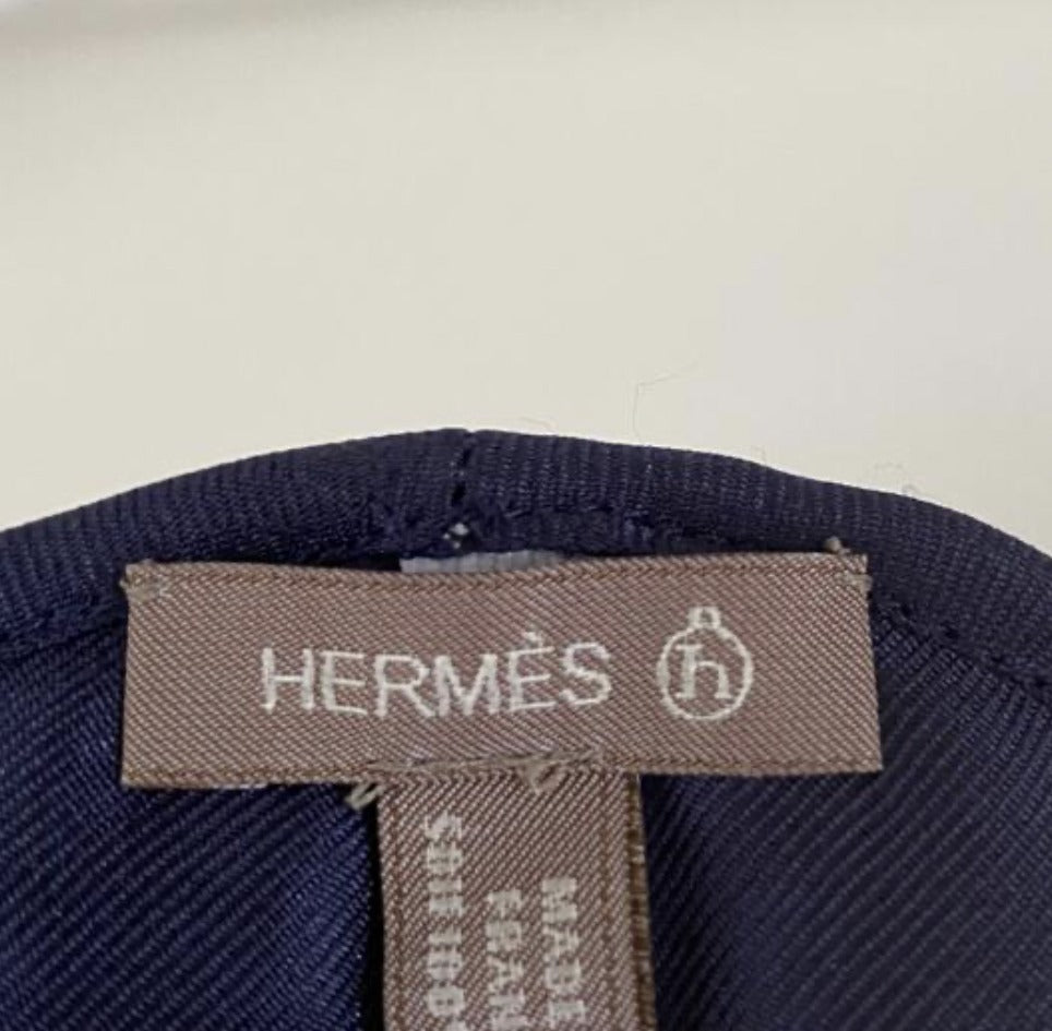 HERMES EYE MASK BLEU