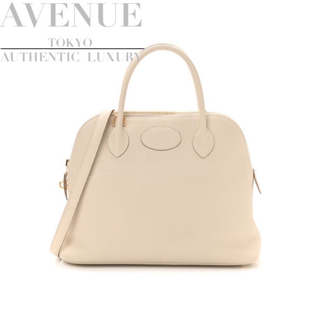 HERMES BOLIDE 31 CRAIE TAURILLON CLEMENCE GOLD HARDWARE – AVENUE TOKYO
