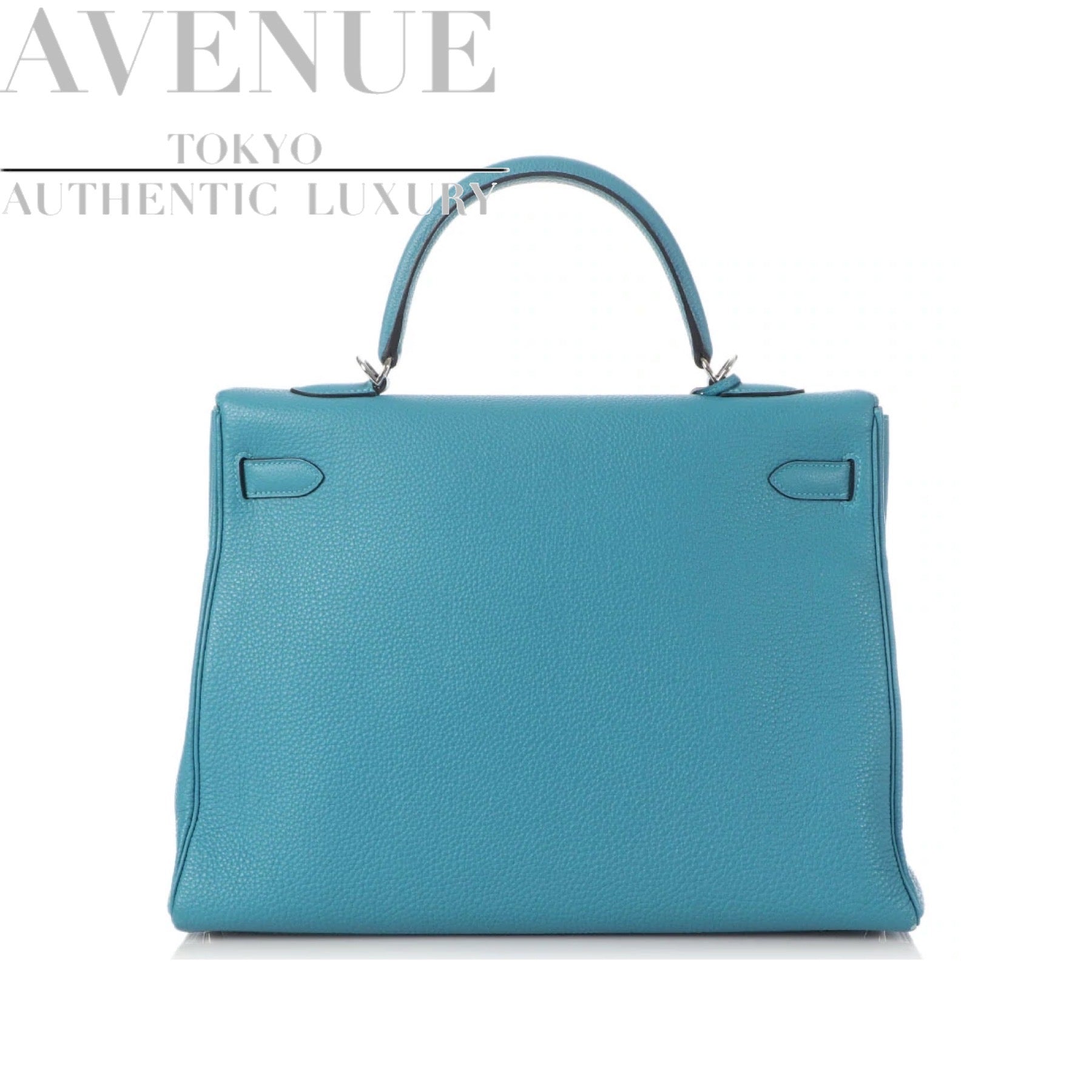 大変美品】エルメス ケリー35 ターコイズ トゴ シルバー金具 HERMES KELLY 35 TURQUOISE TOGO SILVER |  AVENUE TOKYO