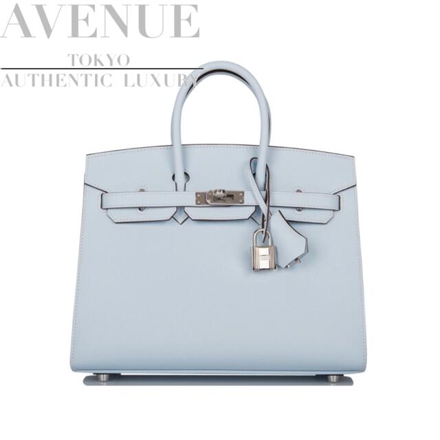 新品未使用】2021年製 エルメス バーキン25 外縫い ブルーブリュム エプソン シルバー金具 HERMES BIRKIN 25 BLE |  AVENUE TOKYO