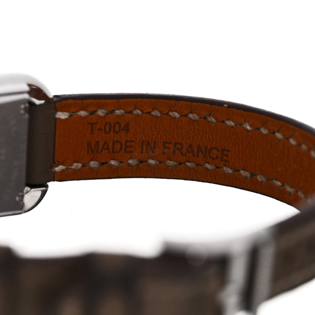 エルメス ナンタケット クォーツウォッチ 17mm ステンレス Etoupe スイフト HERMES NANTUCKET QUARTZ WATCH 17MM STAINLESS STEEL ETOUPE SWIFT