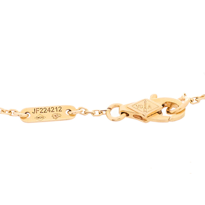 ヴァンクリーフ＆アーペル スウィートアルハンブラ ブレスレット カーネリアン 18K ローズゴールド VAN CLEEF & ARPELS SWEET ALHAMBRA BRACELET CARNELIAN 18K ROSE GOLD