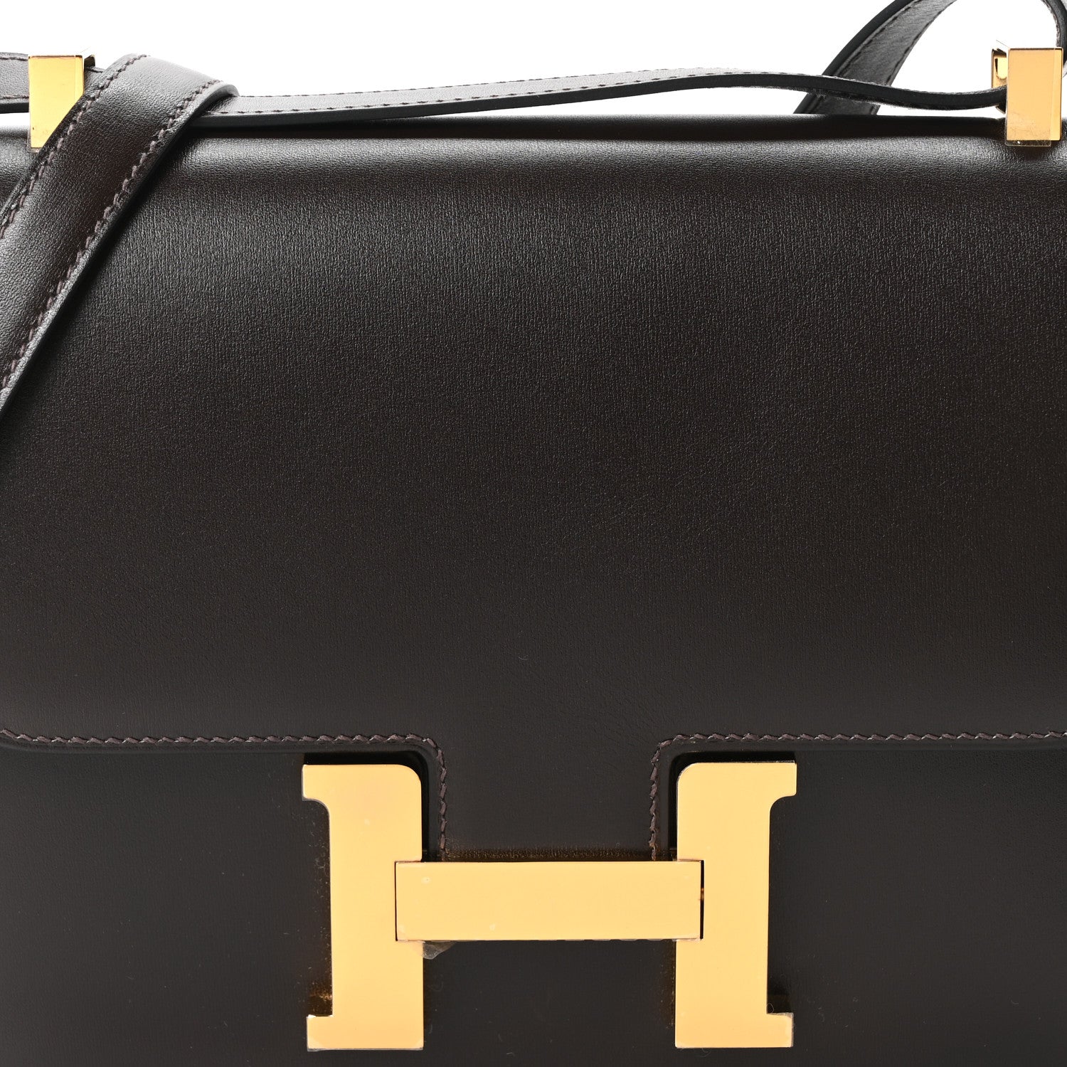 エルメス  コンスタンス 24 Ebene ボックス ゴールド金具 HERMES CONSTANCE 24 EBENE BOX GOLD HARDWARE