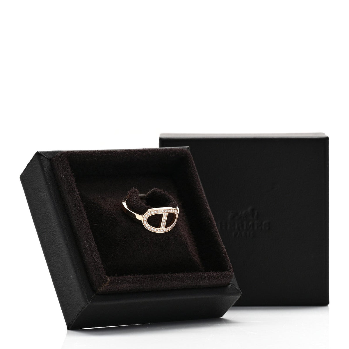 エルメス シェーヌダンクル リング 指輪 18K ローズゴールド ダイヤモンド HERMES CHAINE D'ANCRE RING 18K ROSE GOLD DIAMOND