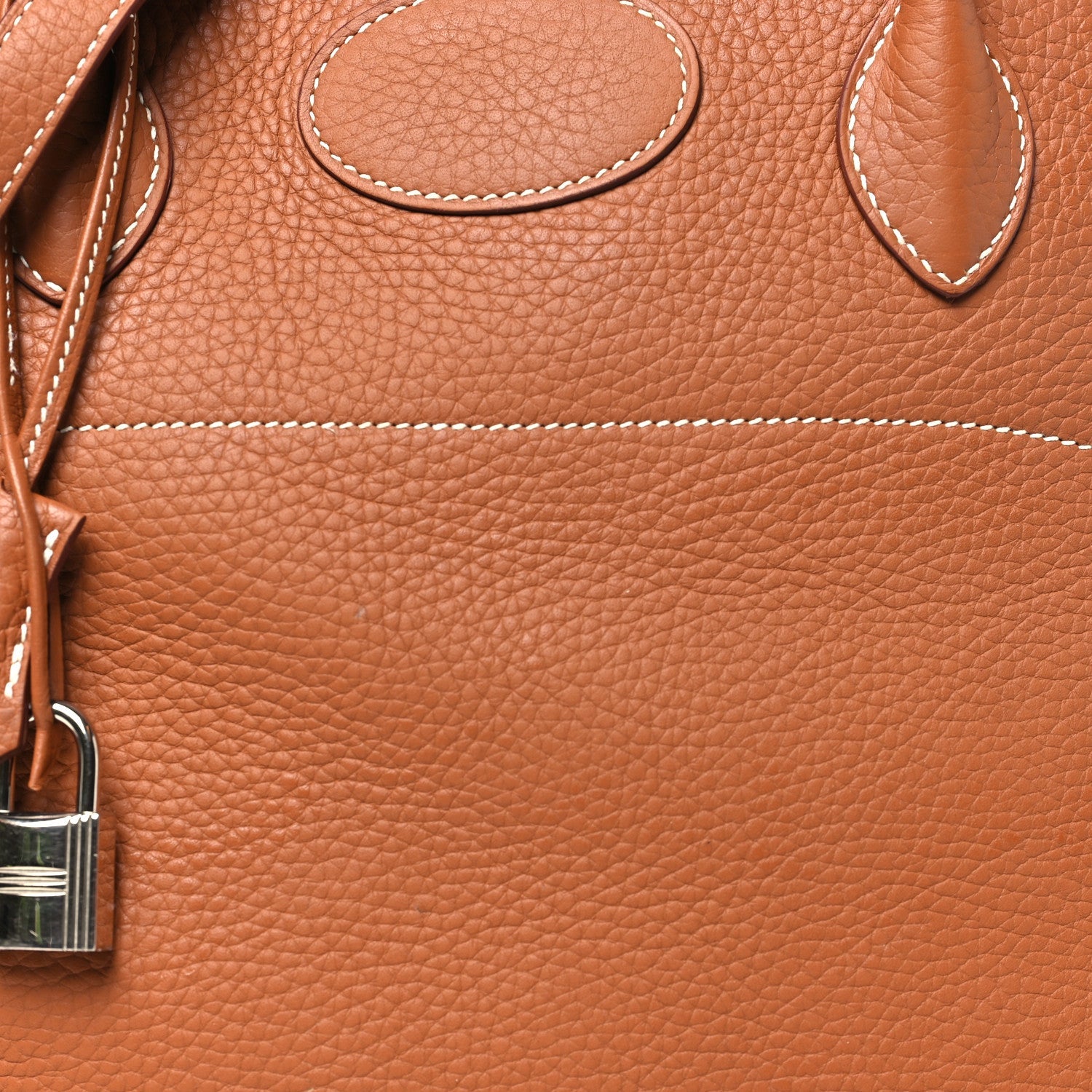 HERMES BOLIDE 31 GOLD TAURILLON CLEMENCE SILVER HARDWARE