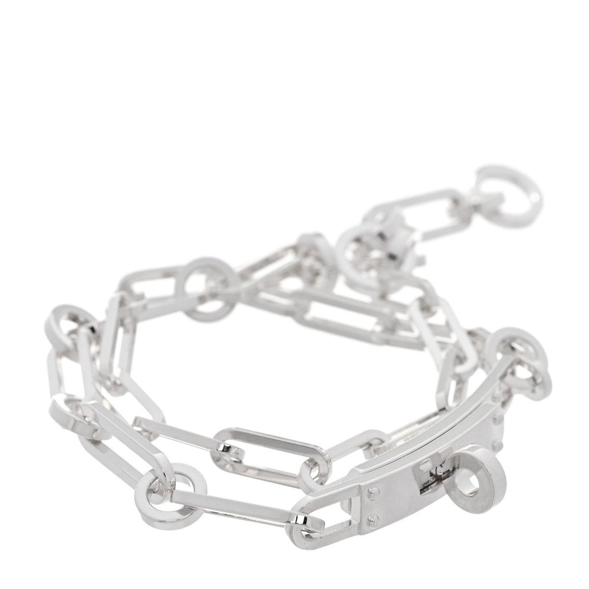 エルメス ケリー ブレスレット スターリングシルバー HERMES KELLY BRACELET STERLING SILVER