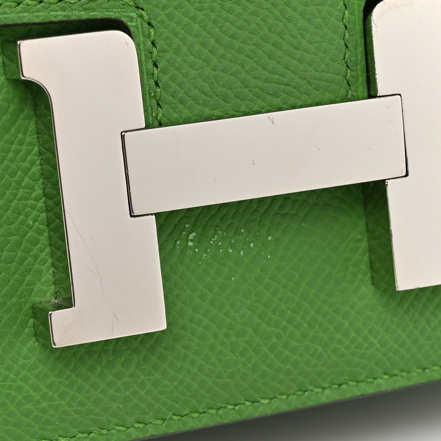 エルメス ミニコンスタンス 18 Vert Yucca エプソン シルバー金具 HERMES MINI CONSTANCE 18 VERT YUCCA EPSOM SILVER HARDWARE