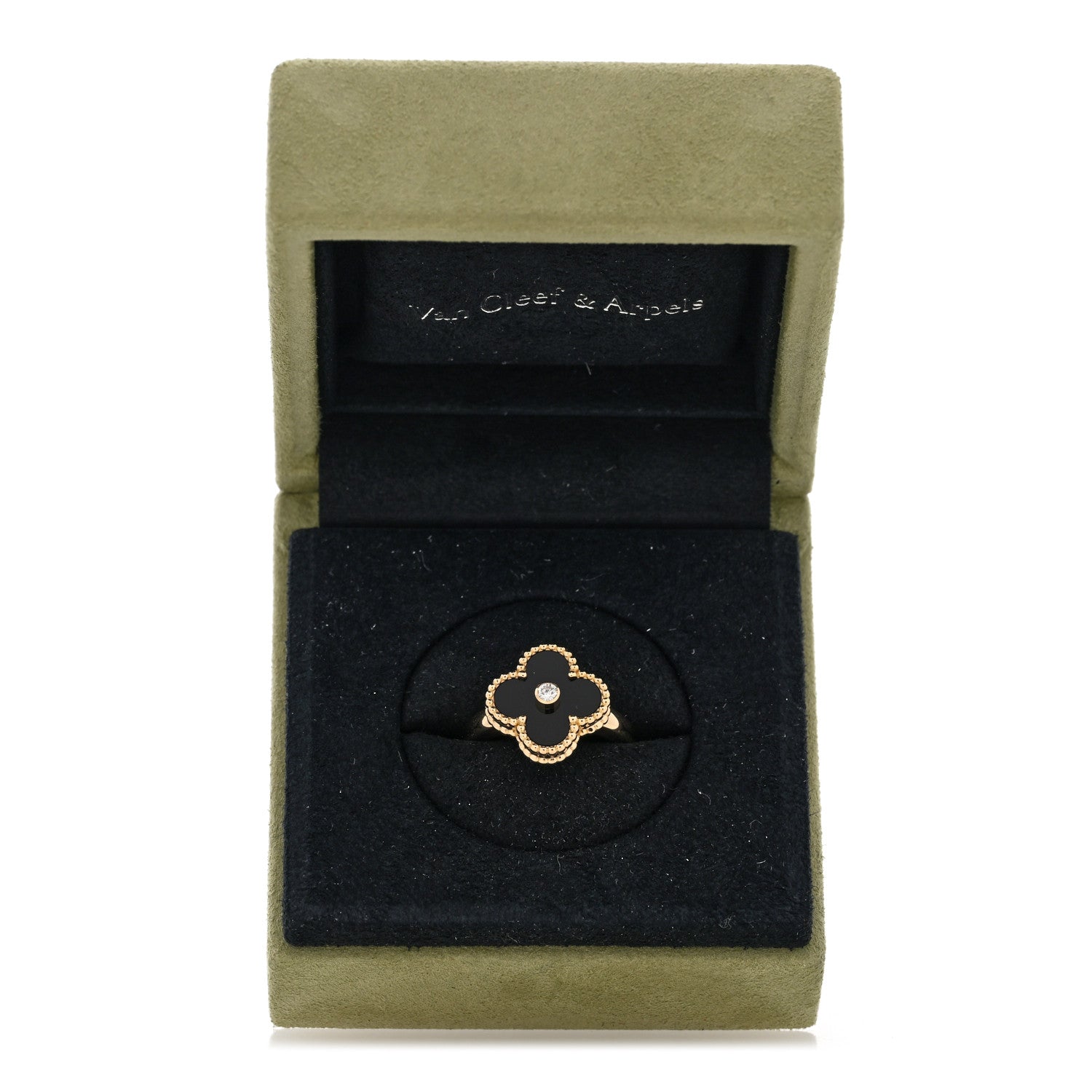 ヴァンクリーフ＆アーペル ヴィンテージアルハンブラ リング マルチカラー 18K イエローゴールド VAN CLEEF & ARPELS VINTAGE ALHAMBRA RING MULTICOLOR 18K YELLOW GOLD