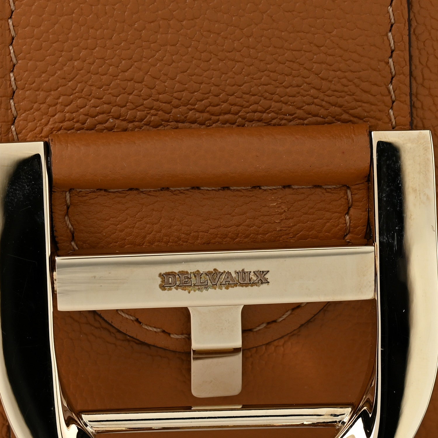デルヴォー ブリヨン ミニ ショルダーバッグ Natural グレインドカーフスキン ゴールド金具 DELVAUX BRILLANT MINI SHOULDER BAG NATURAL GRAINED CALFSKIN GOLD HARDWARE