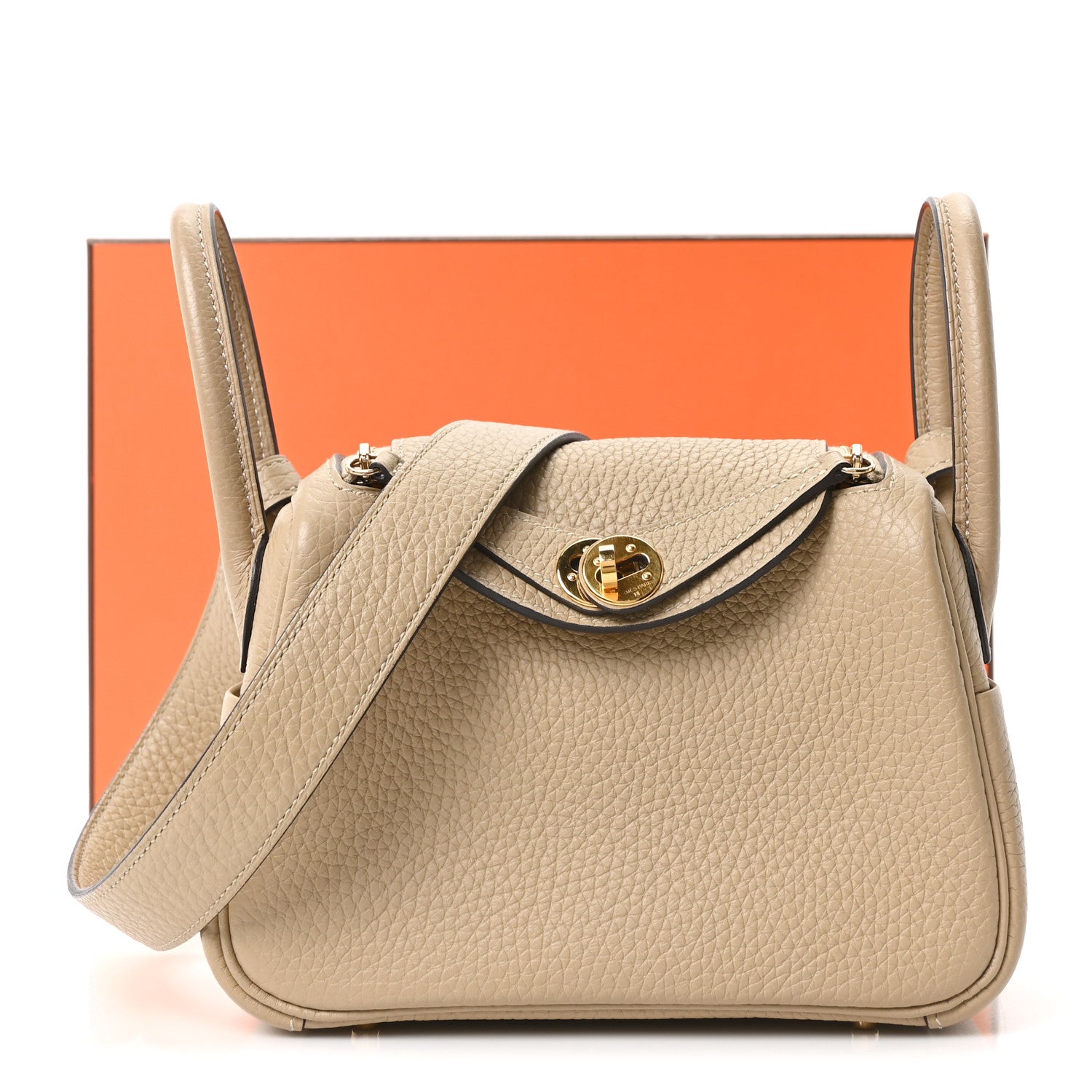 エルメス リンディ 20 Trench トリヨンクレマンス ゴールド金具 HERMES LINDY 20 TRENCH TAURILLON CLEMENCE GOLD HARDWARE