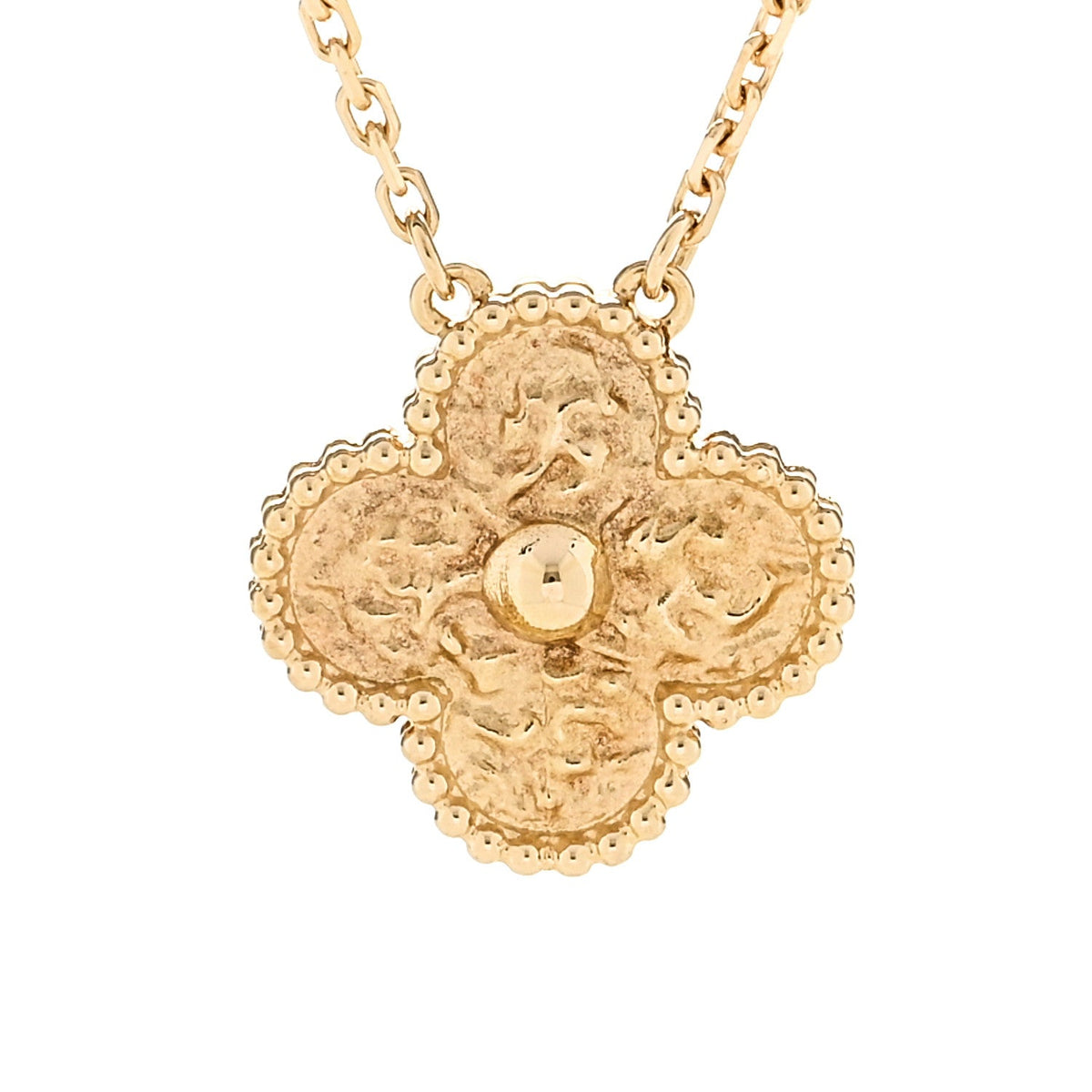 ヴァンクリーフ＆アーペル ヴィンテージアルハンブラ ペンダントネックレス 18K イエローゴールド VAN CLEEF & ARPELS VINTAGE ALHAMBRA PENDANT NECKLACE 18K YELLOW GOLD