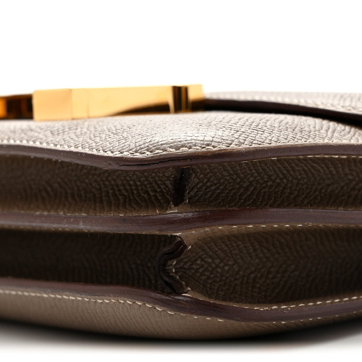 エルメス ミニコンスタンス 18 Etoupe エプソン ゴールド金具 HERMES MINI CONSTANCE 18 ETOUPE EPSOM GOLD HARDWARE