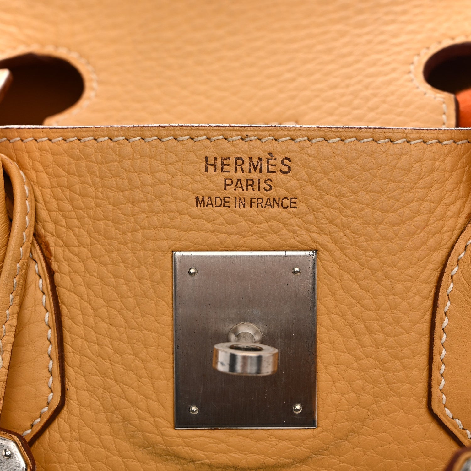 エルメス バーキン 32 オータクロア HAC Natural Sable トリヨンクレマンス シルバー金具 HERMES BIRKIN 32 HAC NATURAL SABLE TAURILLON CLEMENCE SILVER HARDWARE