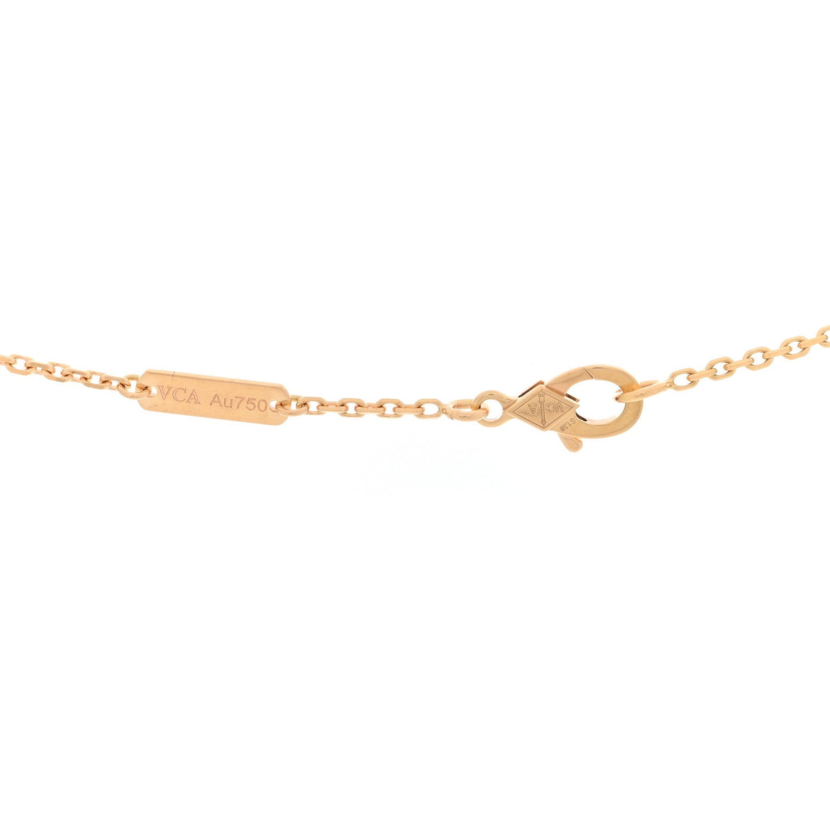ヴァンクリーフ＆アーペル ヴィンテージアルハンブラ ペンダントネックレス 18K ローズゴールド VAN CLEEF & ARPELS VINTAGE ALHAMBRA PENDANT NECKLACE 18K ROSE GOLD