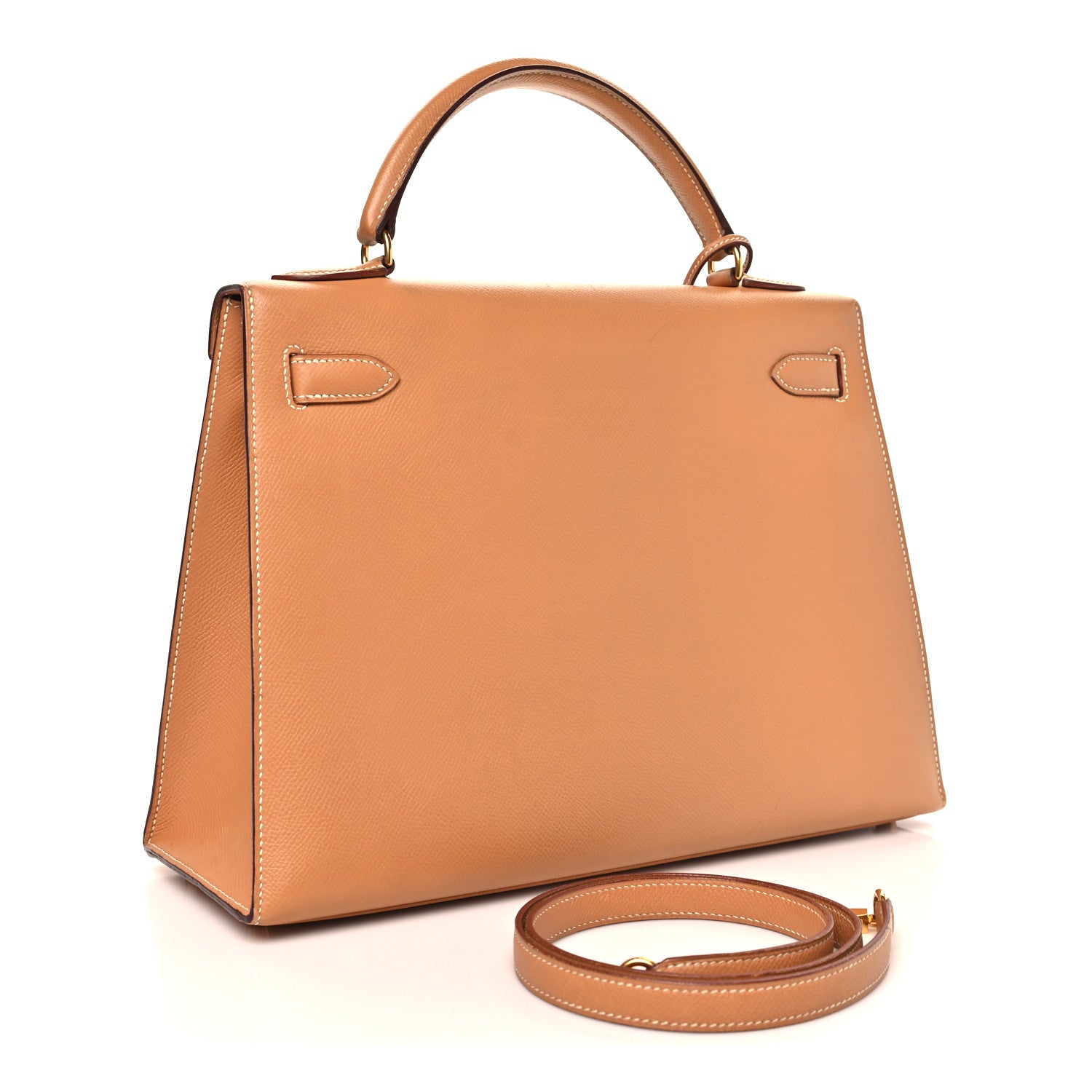 エルメス ケリー32 外縫い Naturelle クシュベル ゴールド金具 HERMES KELLY32 SELLIER NATURELLE COURCHEVEL GOLD HARDWARE