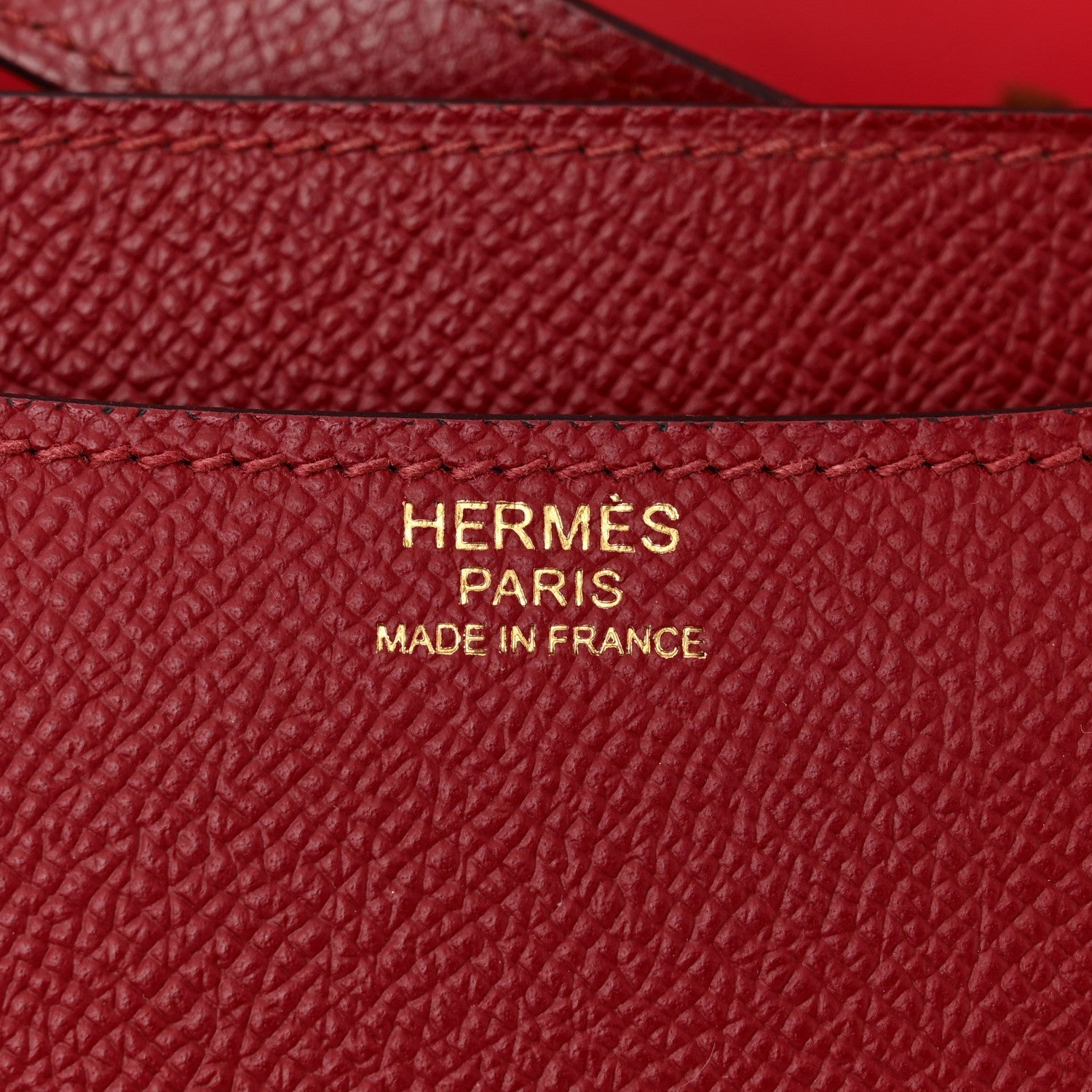 エルメス コンスタンス 24 Rouge Grenat エプソン ゴールド金具 HERMES CONSTANCE 24 ROUGE GRENAT EPSOM GOLD HARDWARE