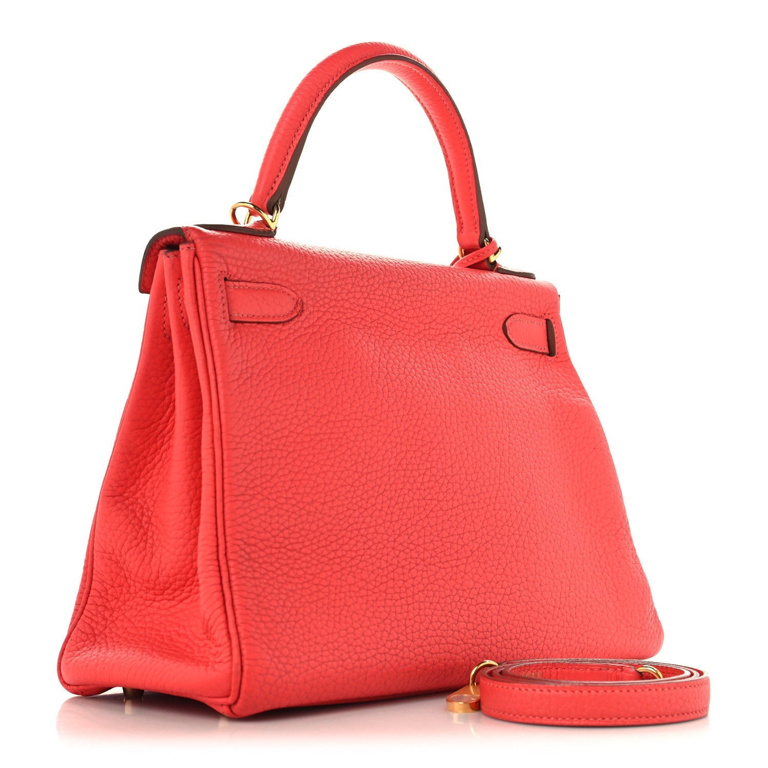 エルメス ケリー 28 内縫い Rouge Pivoine トゴ ゴールド金具 HERMES KELLY 28 RETOURNE ROUGE PIVOINE TOGO GOLD HARDWARE