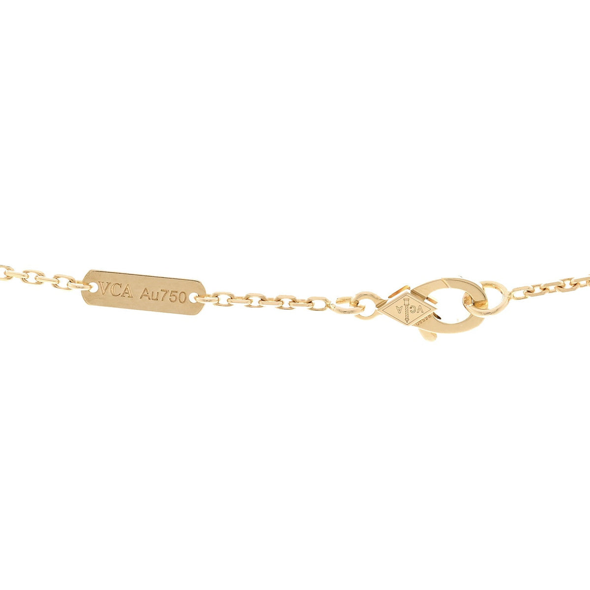 ヴァンクリーフ＆アーペル ヴィンテージアルハンブラ ペンダントネックレス カーネリアン 18K イエローゴールド VAN CLEEF & ARPELS VINTAGE ALHAMBRA PENDANT NECKLACE CARNELIAN 18K YELLOW GOLD