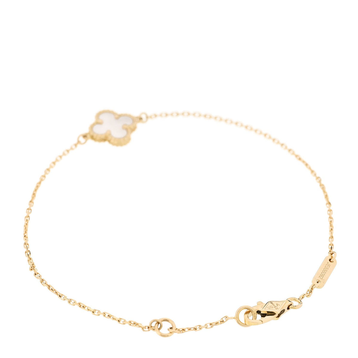 ヴァンクリーフ＆アーペル スウィートアルハンブラ ブレスレット マザーオブパール 18K イエローゴールド VAN CLEEF & ARPELS SWEET ALHAMBRA BRACELET MOTHER OF PEARL 18K YELLOW GOLD