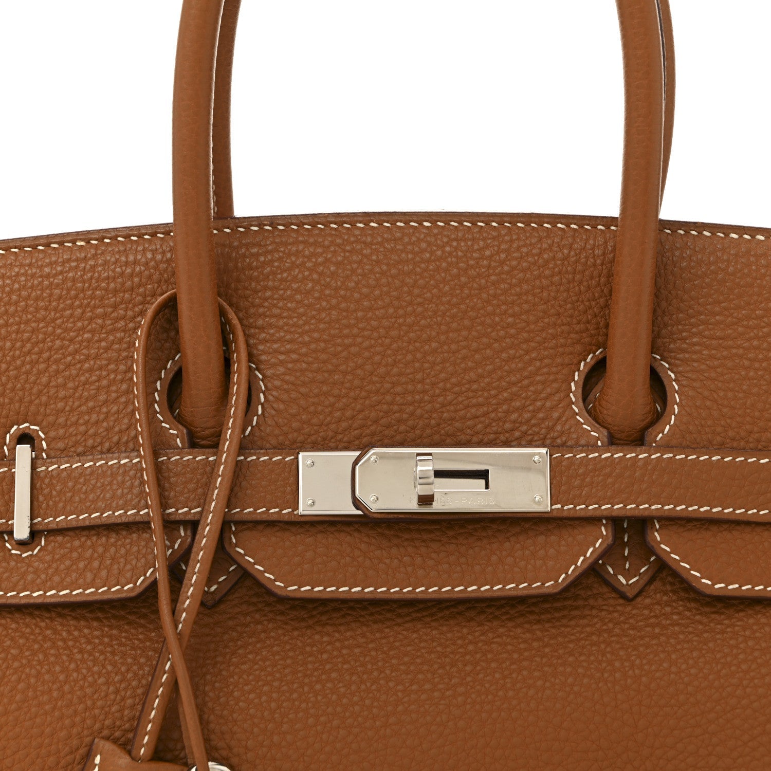 HERMES BIRKIN 35 GOLD TOGO SILVER HARDWARE