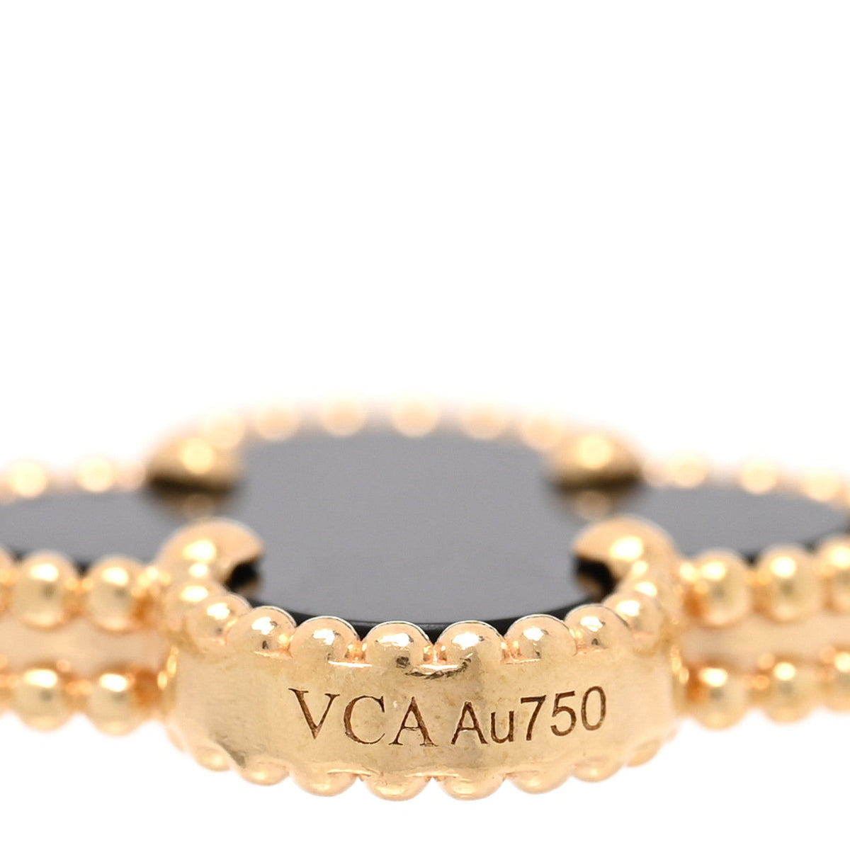 ヴァンクリーフ＆アーペル ヴィンテージアルハンブラ 5モチーフ ブレスレット ブラックオニキス 18K イエローゴールド VAN CLEEF & ARPELS VINTAGE ALHAMBRA 5 MOTIFS BRACELET BLACK ONYX 18K YELLOW GOLD