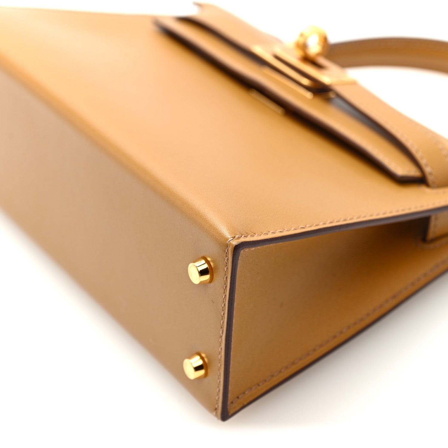 エルメス ミニケリー 20 外縫い Biscuit タデラクト ゴールド金具 HERMES MINI KELLY 20 SELLIER BISCUIT TADELAKT GOLD HARDWARE