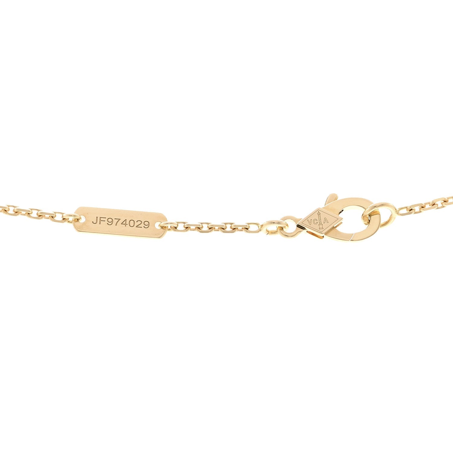 ヴァンクリーフ＆アーペル ヴィンテージアルハンブラ ペンダントネックレス カーネリアン 18K イエローゴールド VAN CLEEF & ARPELS VINTAGE ALHAMBRA PENDANT NECKLACE CARNELIAN 18K YELLOW GOLD