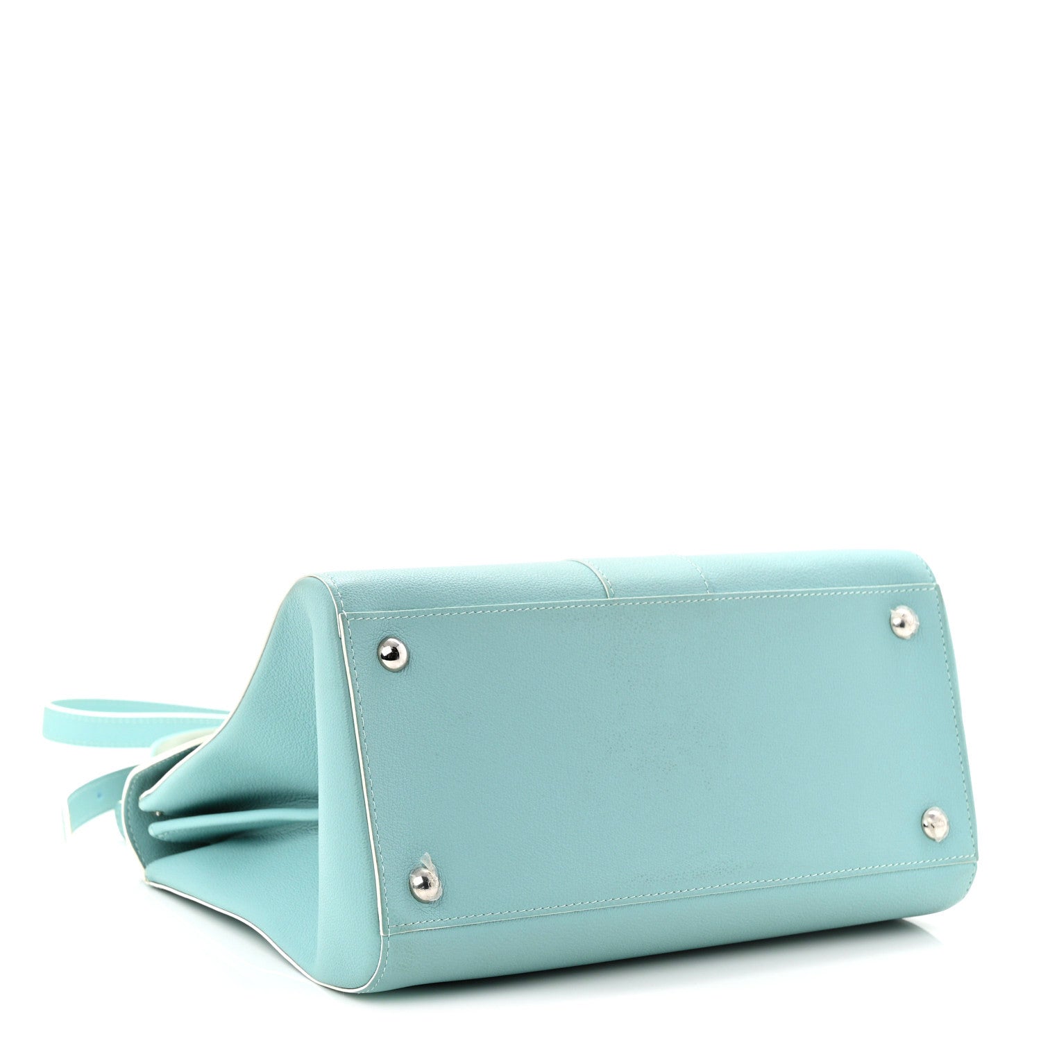 デルヴォー ブリヨン MM ショルダーバッグ Light Bleu グレインドカーフスキン シルバー金具 DELVAUX BRILLANT MM SHOULDER BAG LIGHT BLEU GRAINED CALFSKIN SILVER HARDWARE