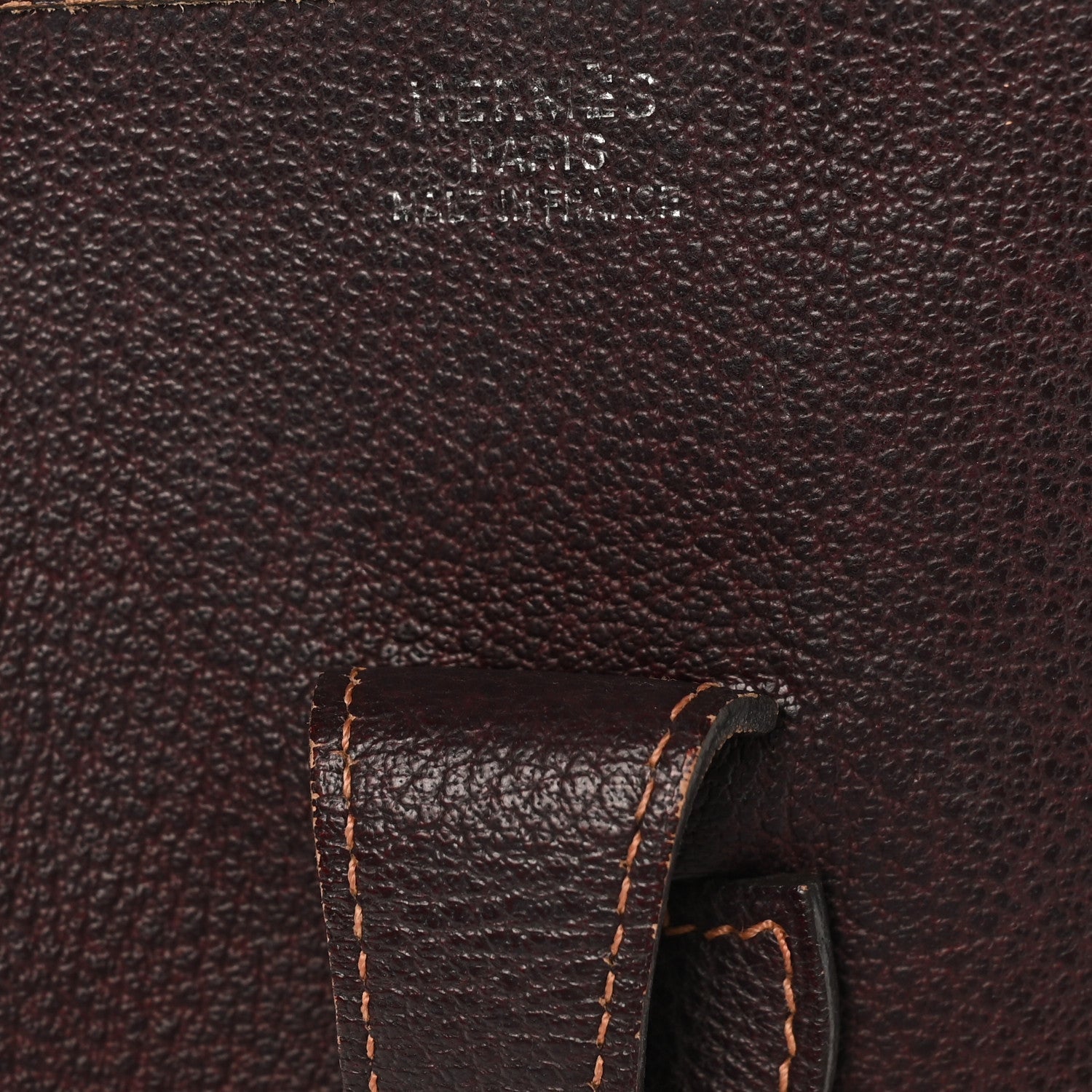 エルメス エヴリン GM Chocolate フィヨルド シルバー金具 HERMES EVELYNE GM CHOCOLATE FJORD SILVER HARDWARE