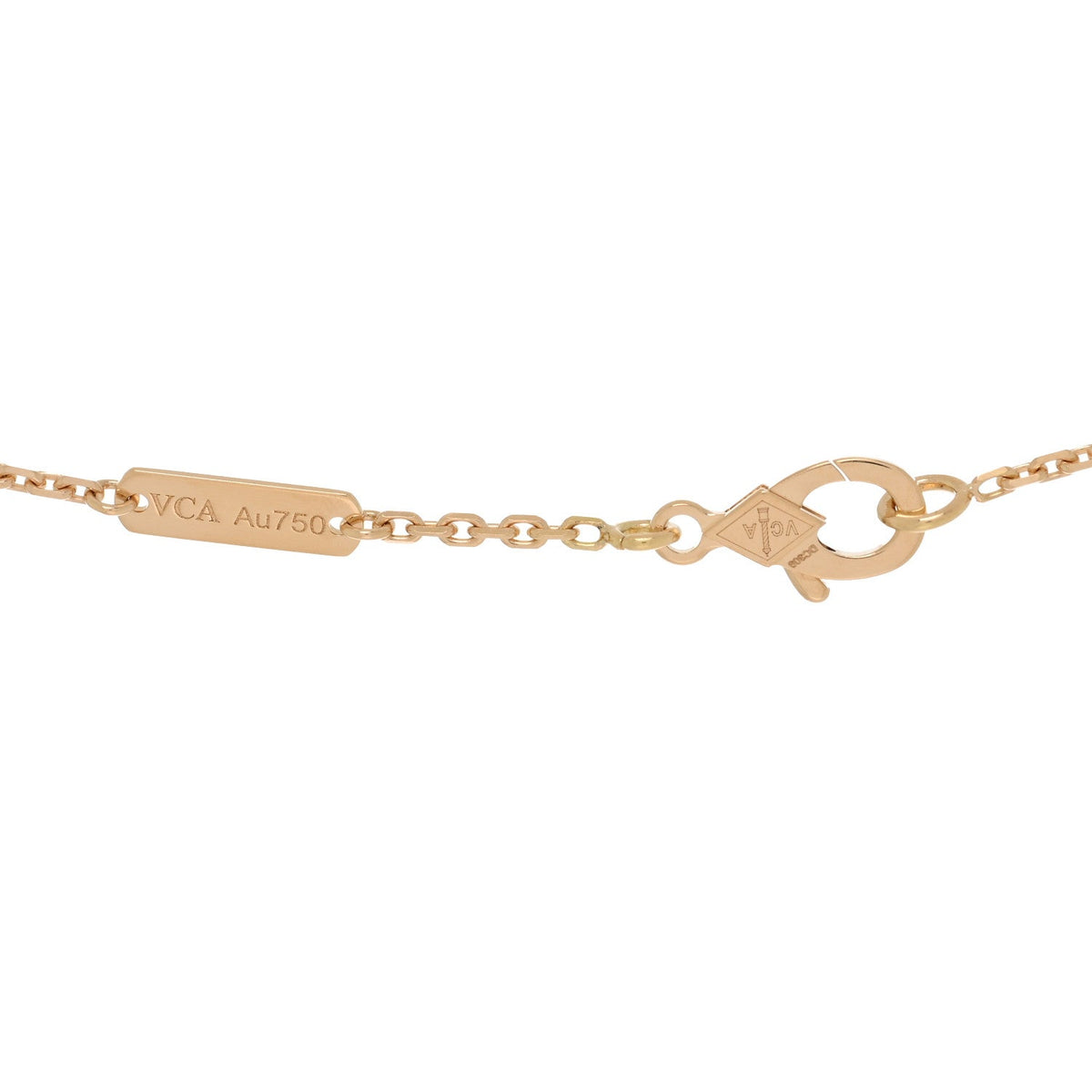 ヴァンクリーフ＆アーペル ヴィンテージアルハンブラ ペンダントネックレス ブルーアゲート 18K イエローゴールド VAN CLEEF & ARPELS VINTAGE ALHAMBRA PENDANT NECKLACE BLUE AGATE 18K YELLOW GOLD