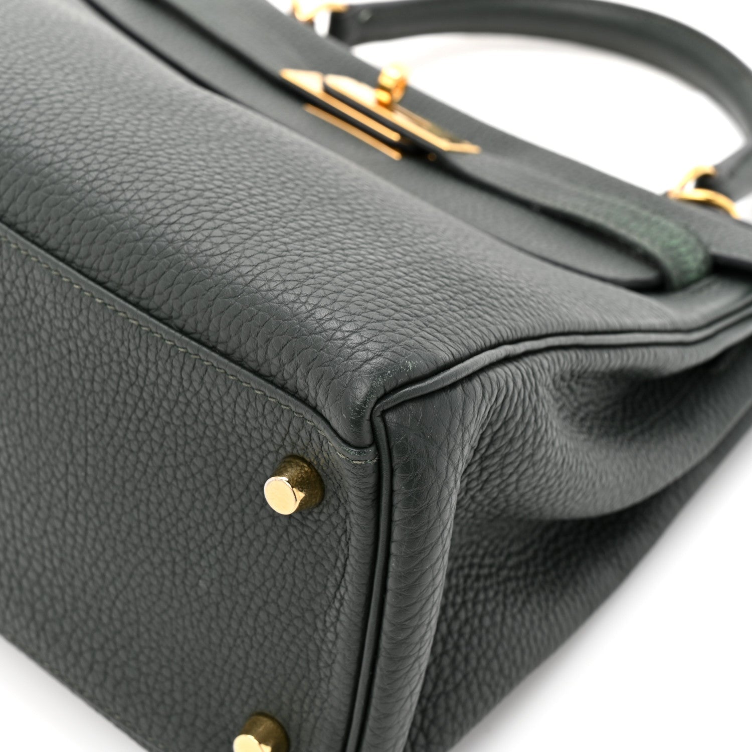 エルメス ケリー 28 内縫い Vert Fonce トゴ ゴールド金具 HERMES KELLY 28 RETOURNE VERT FONCE TOGO GOLD HARDWARE