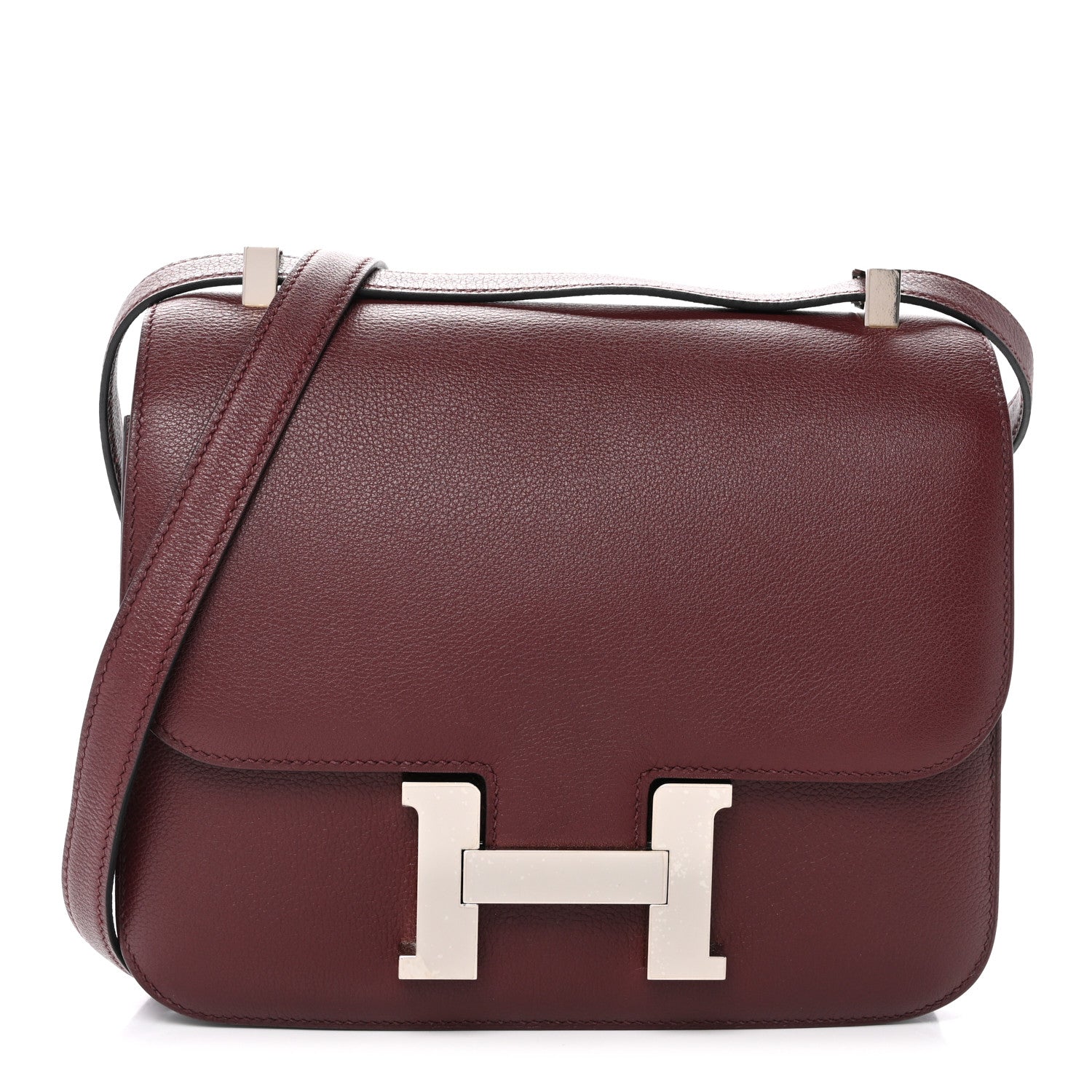 エルメス  コンスタンス 24 Bordeaux エバーカラー シルバー金具 HERMES CONSTANCE 24 BORDEAUX EVERCOLOR SILVER HARDWARE