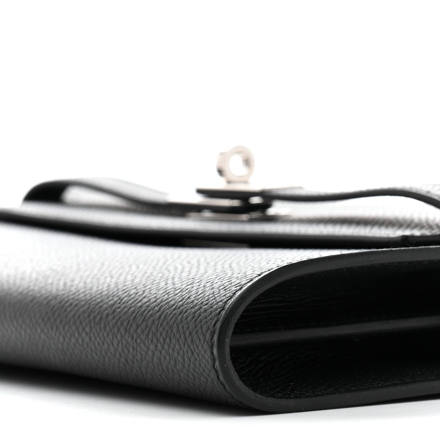 エルメス ケリートゥーゴー 長財布 Black エプソン シルバー金具 HERMES KELLY TO GO WALLET BLACK EPSOM SILVER HARDWARE