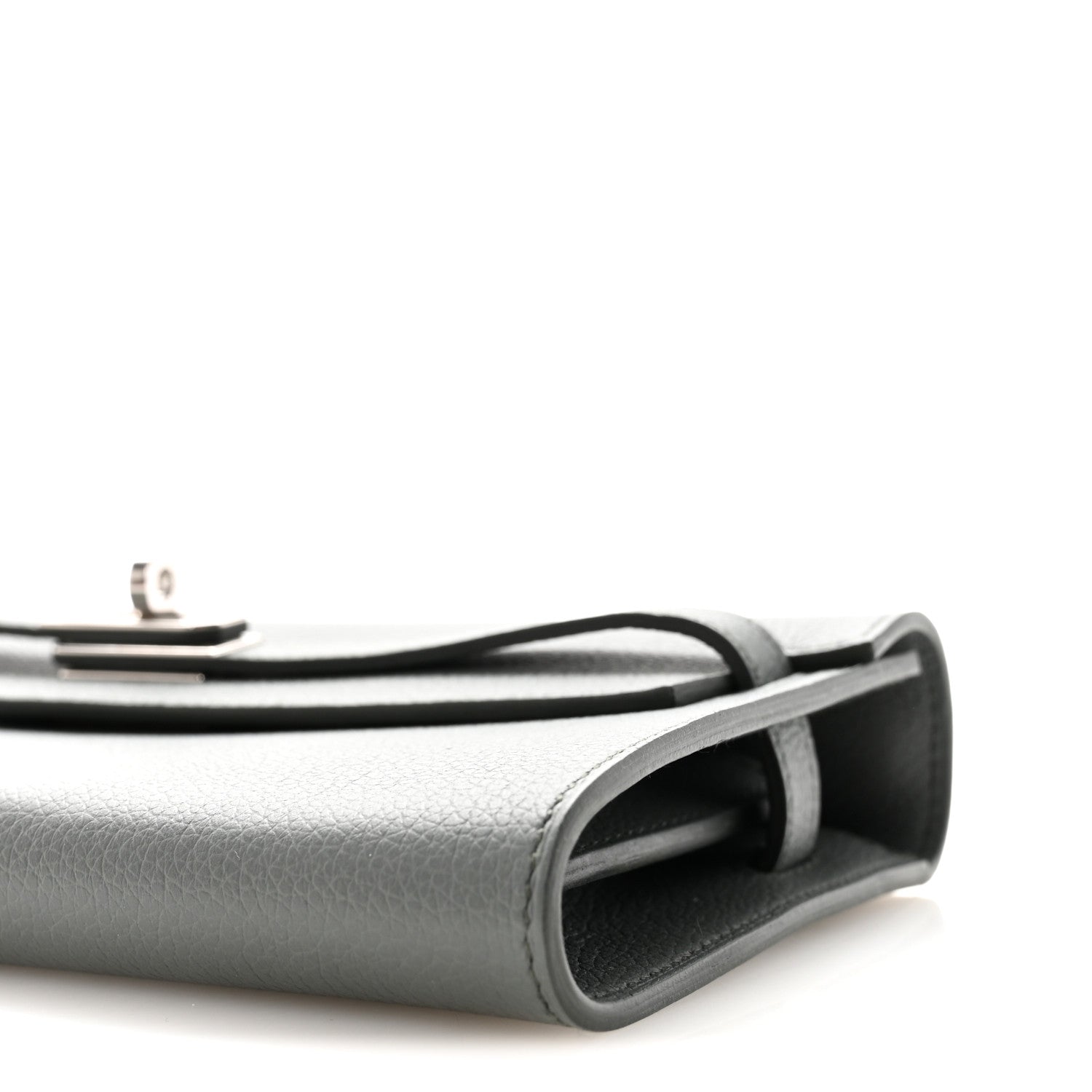 エルメス ケリートゥーゴー 長財布 Vert Amande エバーカラー シルバー金具 HERMES KELLY TO GO WALLET VERT AMANDE EVERCOLOR SILVER HARDWARE