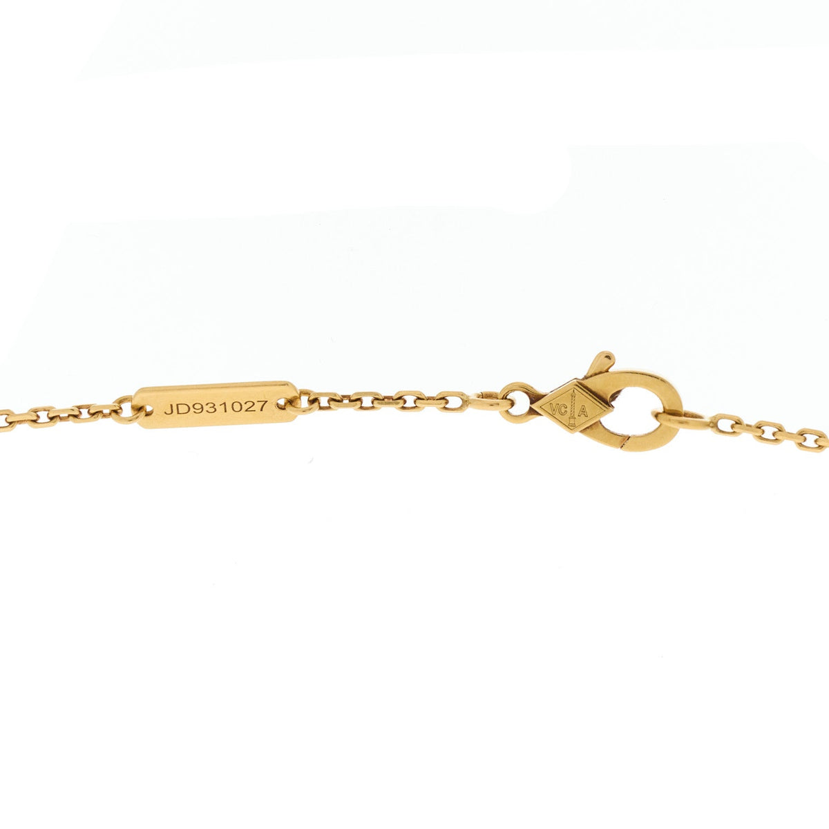 ヴァンクリーフ＆アーペル ラッキーアルハンブラ ペンダントネックレス マザーオブパール 18K イエローゴールド VAN CLEEF & ARPELS LUCKY ALHAMBRA PENDANT NECKLACE MOTHER OF PEARL 18K YELLOW GOLD