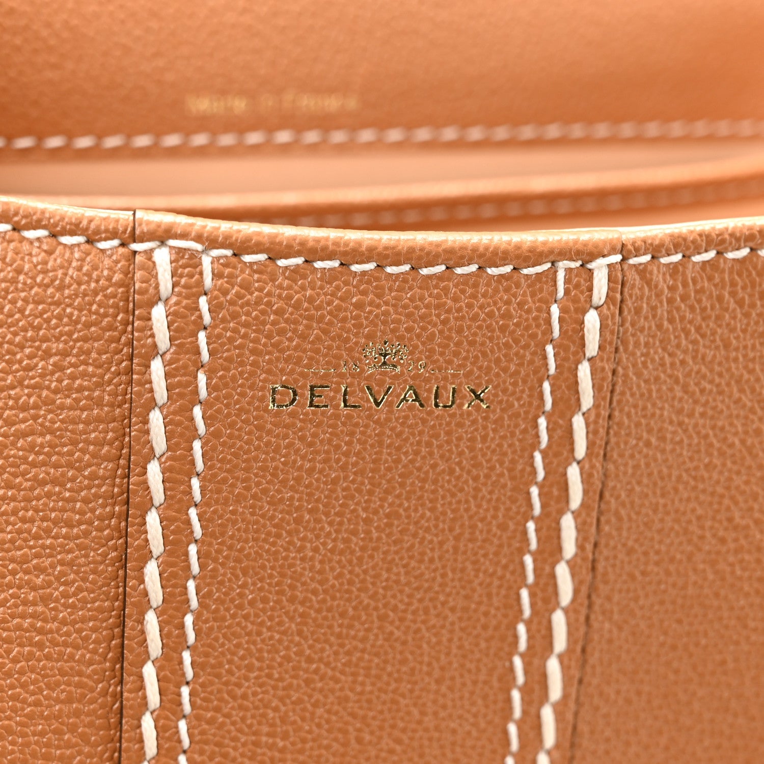 デルヴォー ブリヨン ミニ サーピケ ショルダーバッグ Vegetal Ivory グレインドロデオカーフスキン ゴールド金具 DELVAUX BRILLANT MINI SURPIQUE SHOULDER BAG VEGETAL IVORY GRAINED RODEO CALFSKIN GOLD HARDWARE