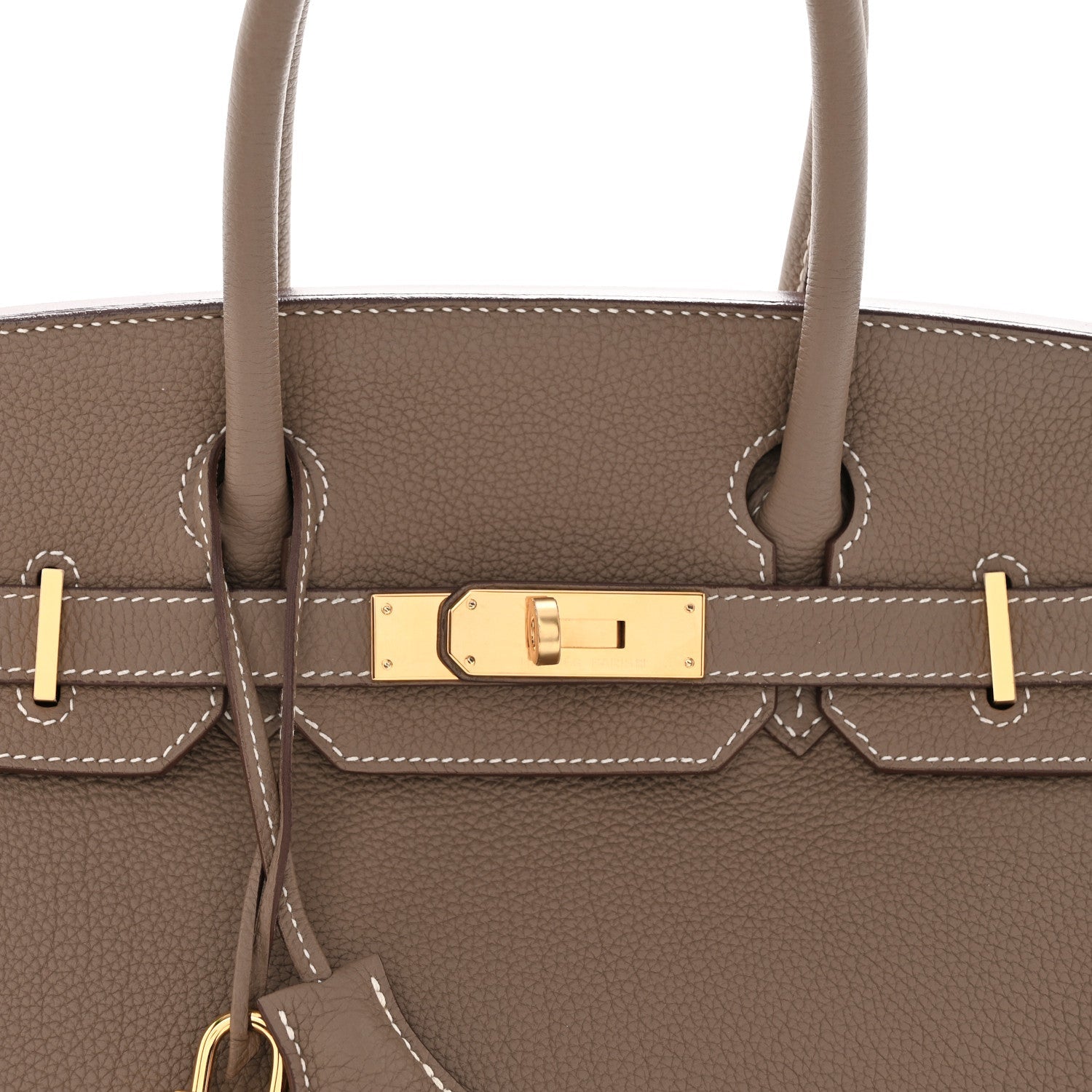 HERMES BIRKIN 30 ETOUPE TOGO GOLD HARDWARE