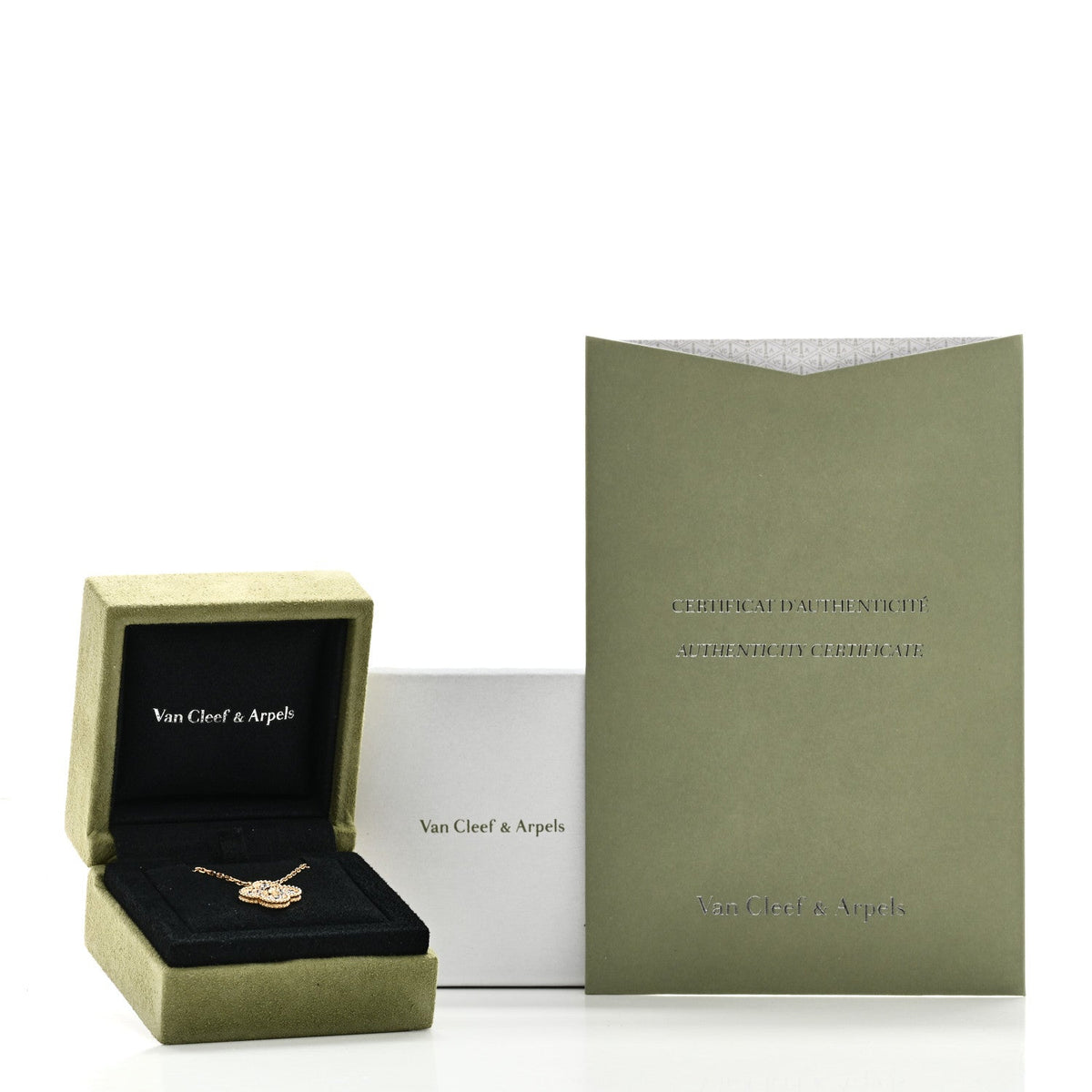 ヴァンクリーフ＆アーペル ヴィンテージアルハンブラ ペンダントネックレス ダイヤモンド 18K イエローゴールド VAN CLEEF & ARPELS VINTAGE ALHAMBRA PENDANT NECKLACE DIAMOND 18K YELLOW GOLD
