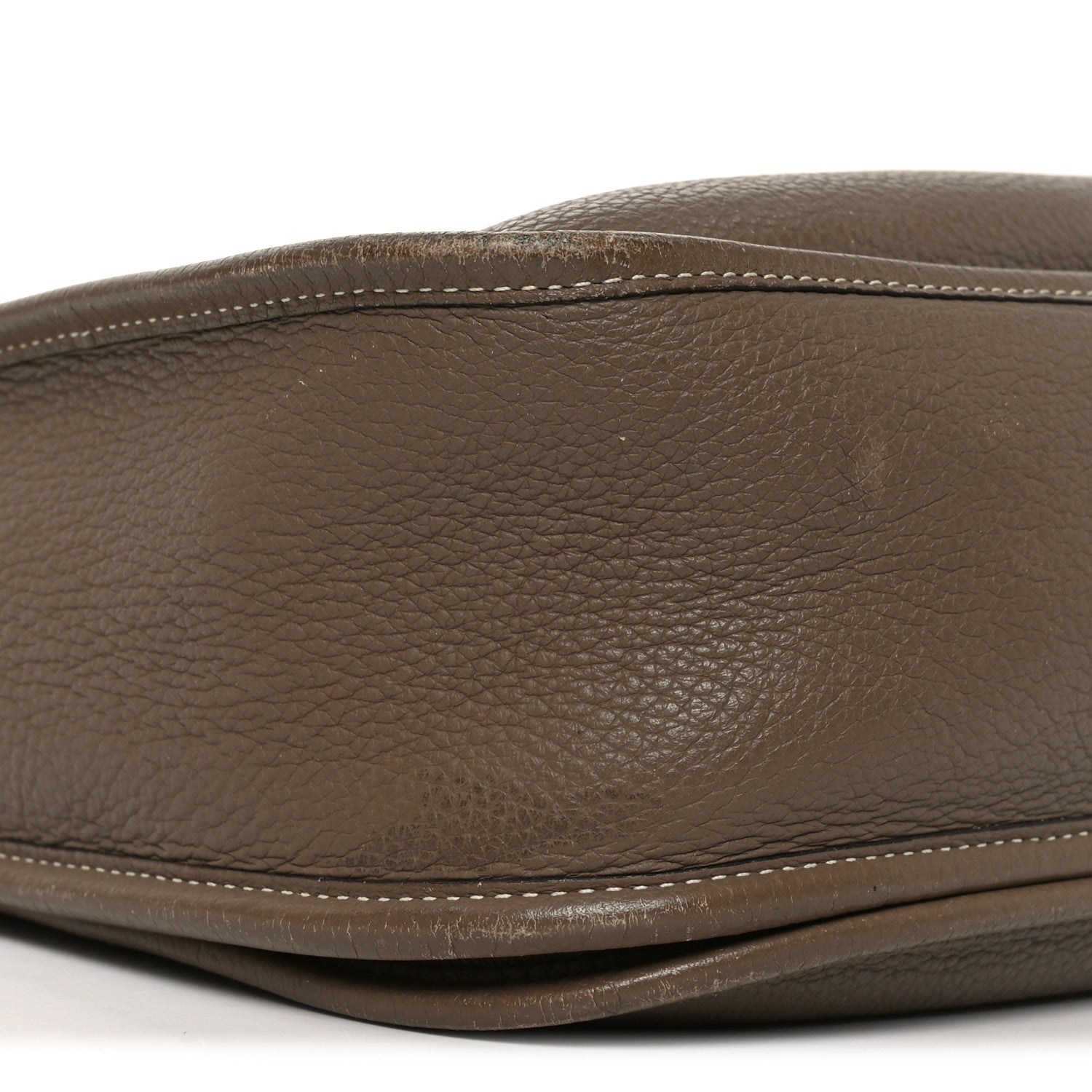 エルメス エヴリン GM Etoupe トリヨンクレマンス シルバー金具 HERMES EVELYNE GM ETOUPE TAURILLON CLEMENCE SILVER HARDWARE